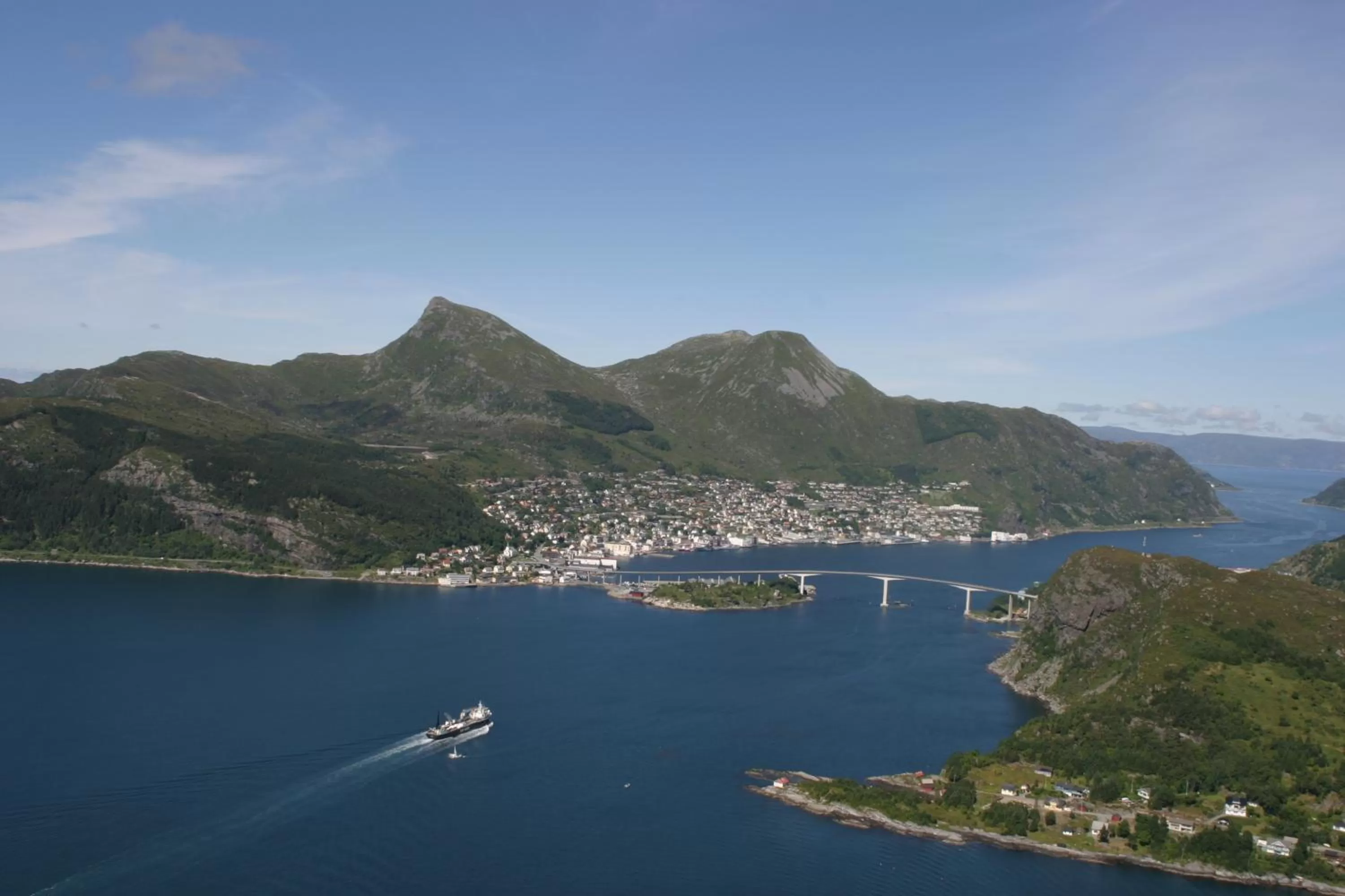 Natural landscape in Thon Hotel Måløy