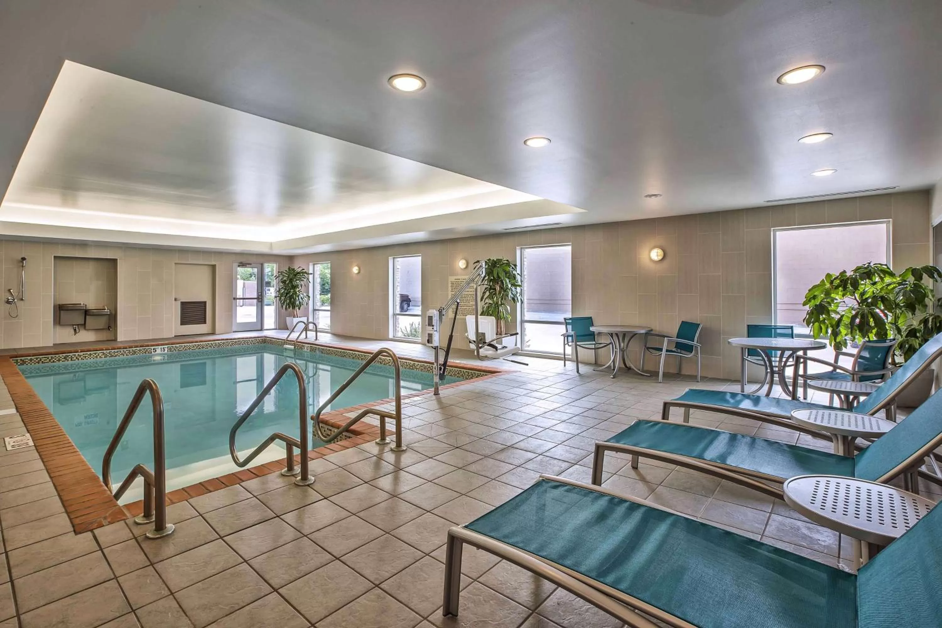 Pool view in Hampton Inn by Hilton West Bloomfield Novi