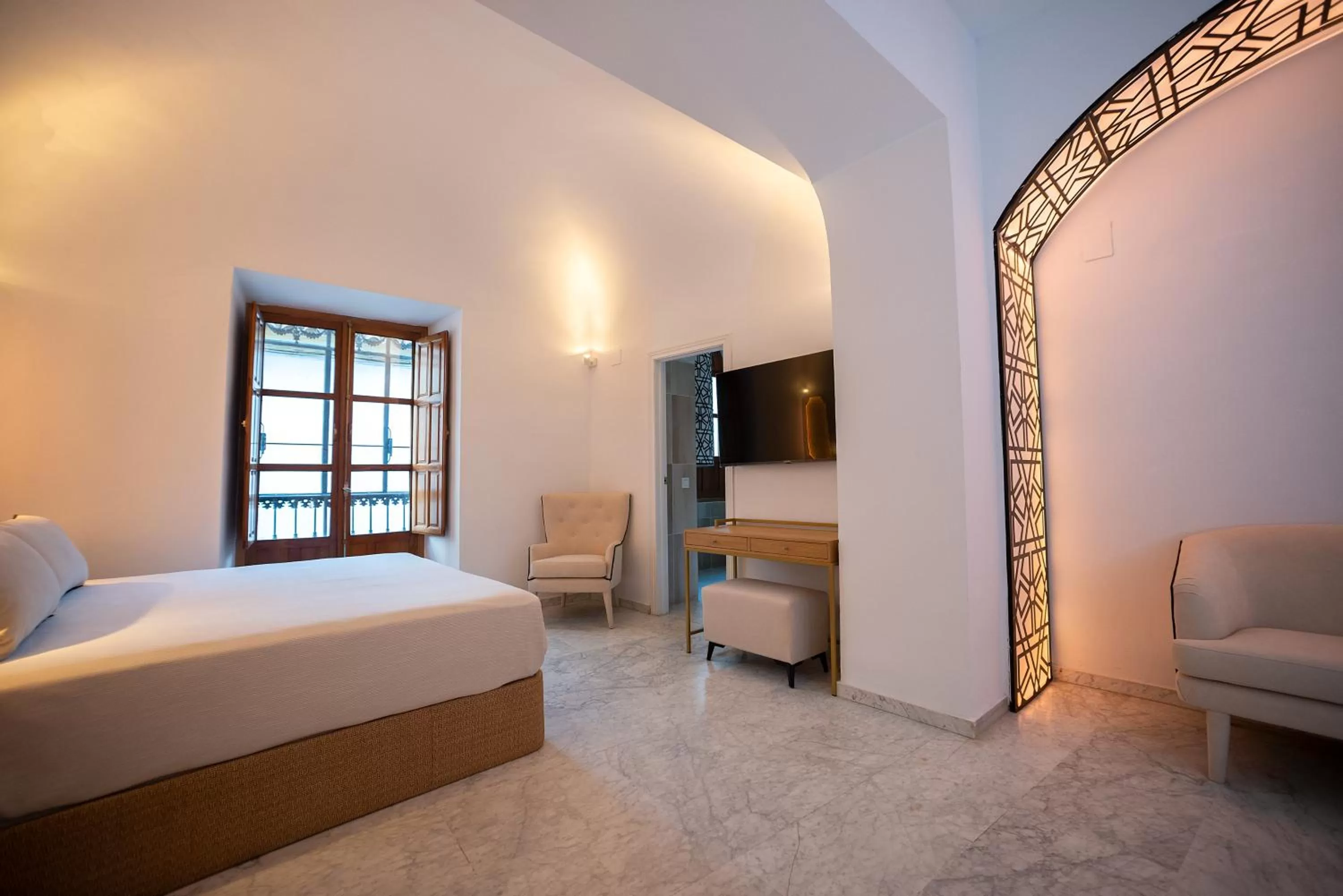 Photo of the whole room, Bed in Hotel Casa Palacio la Sal