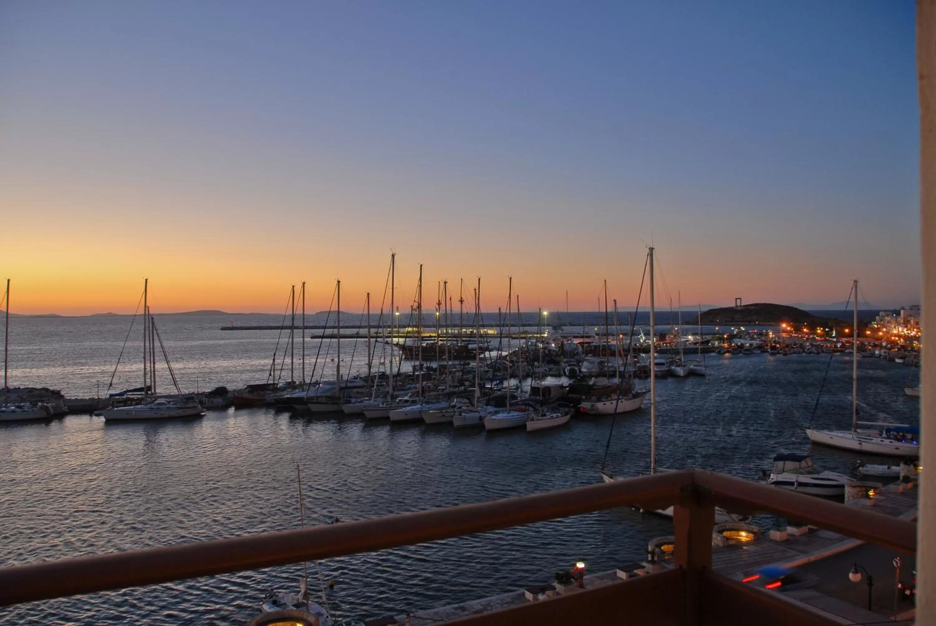 Sunset in Hotel Coronis