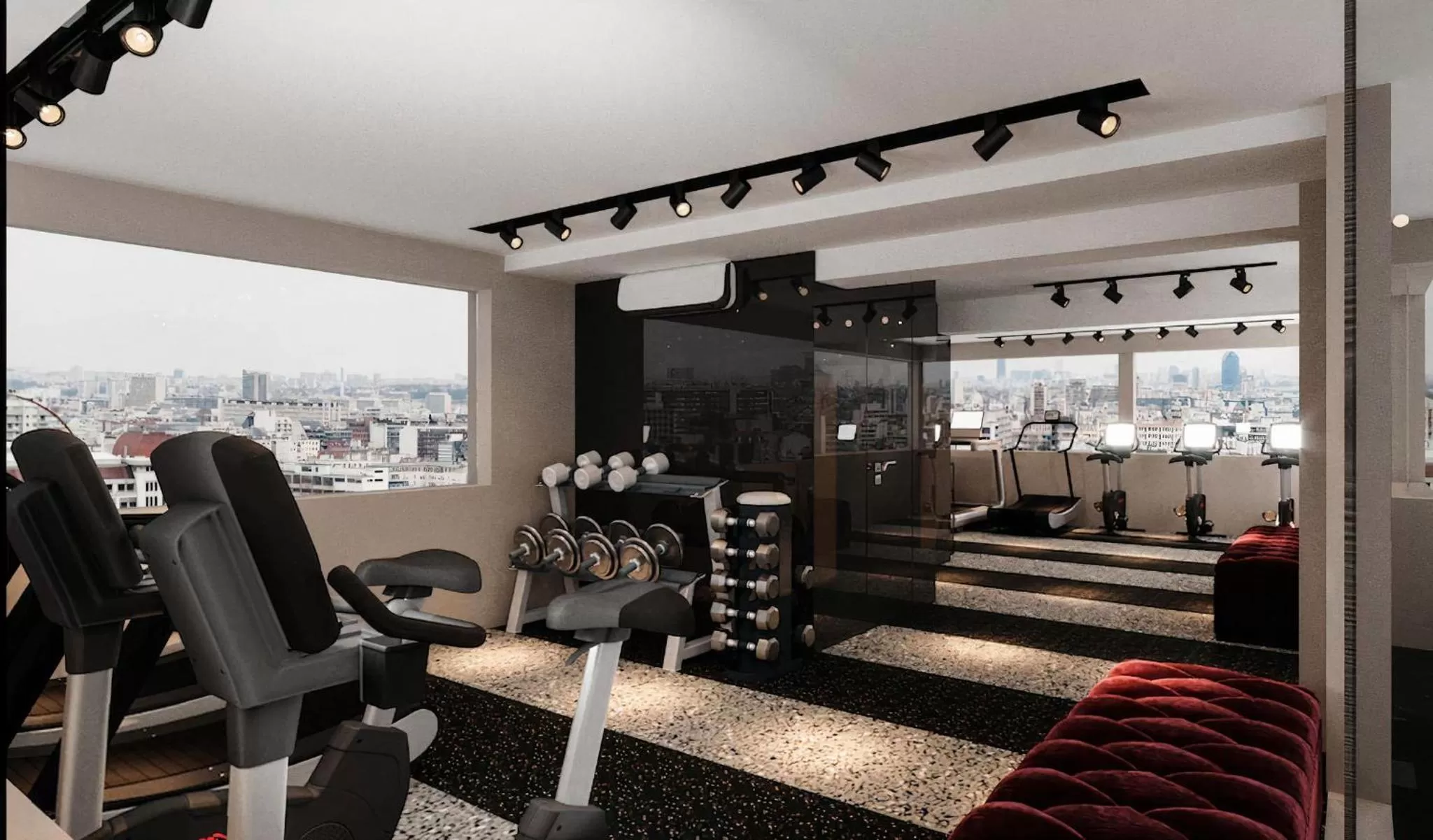 Fitness centre/facilities in Flora Centre Hotel & Spa