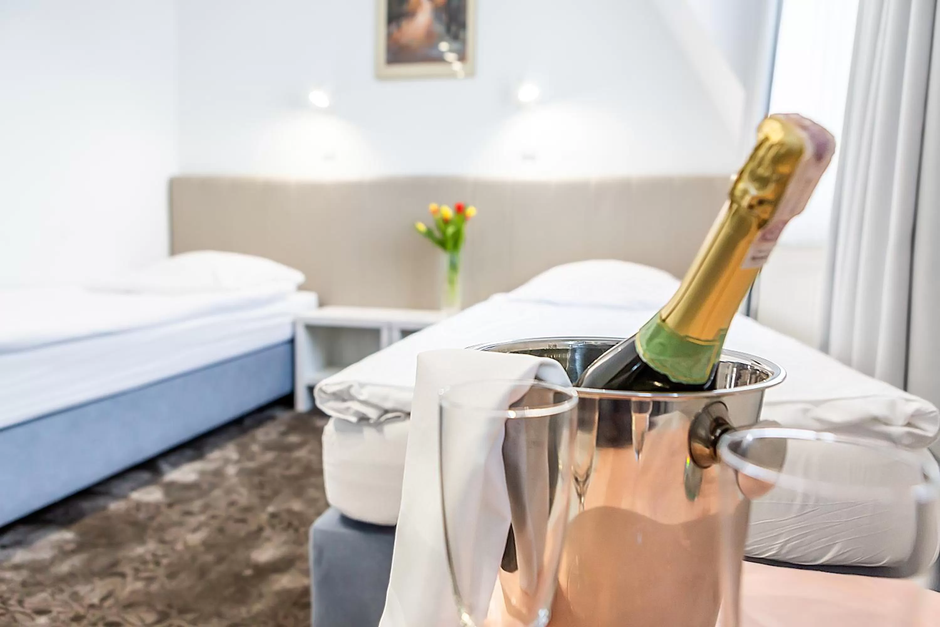 Bed in Hotel Jantar Wellness & Spa