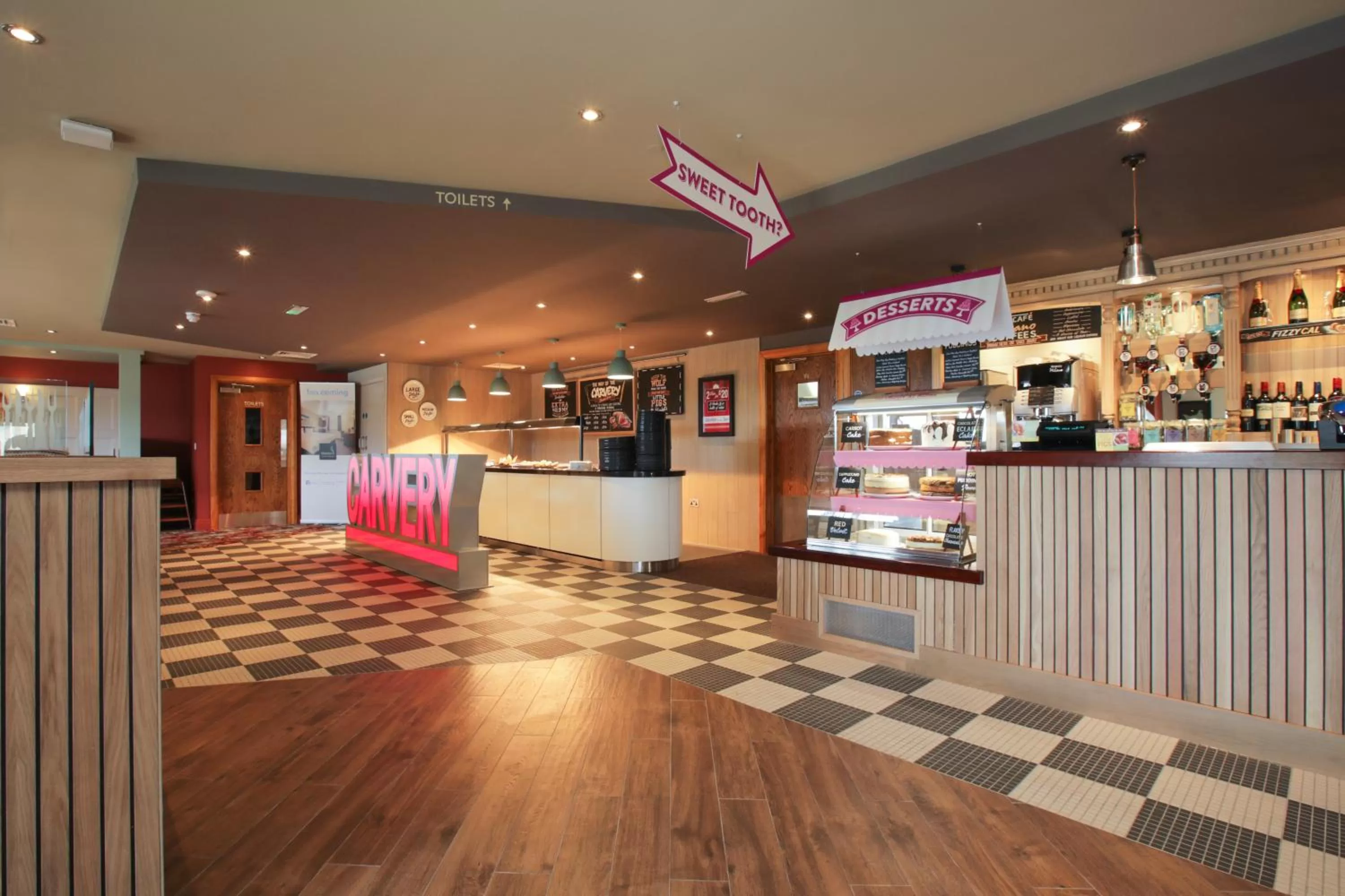 Lounge or bar in Spring River Ebbsfleet by Marston's Inns