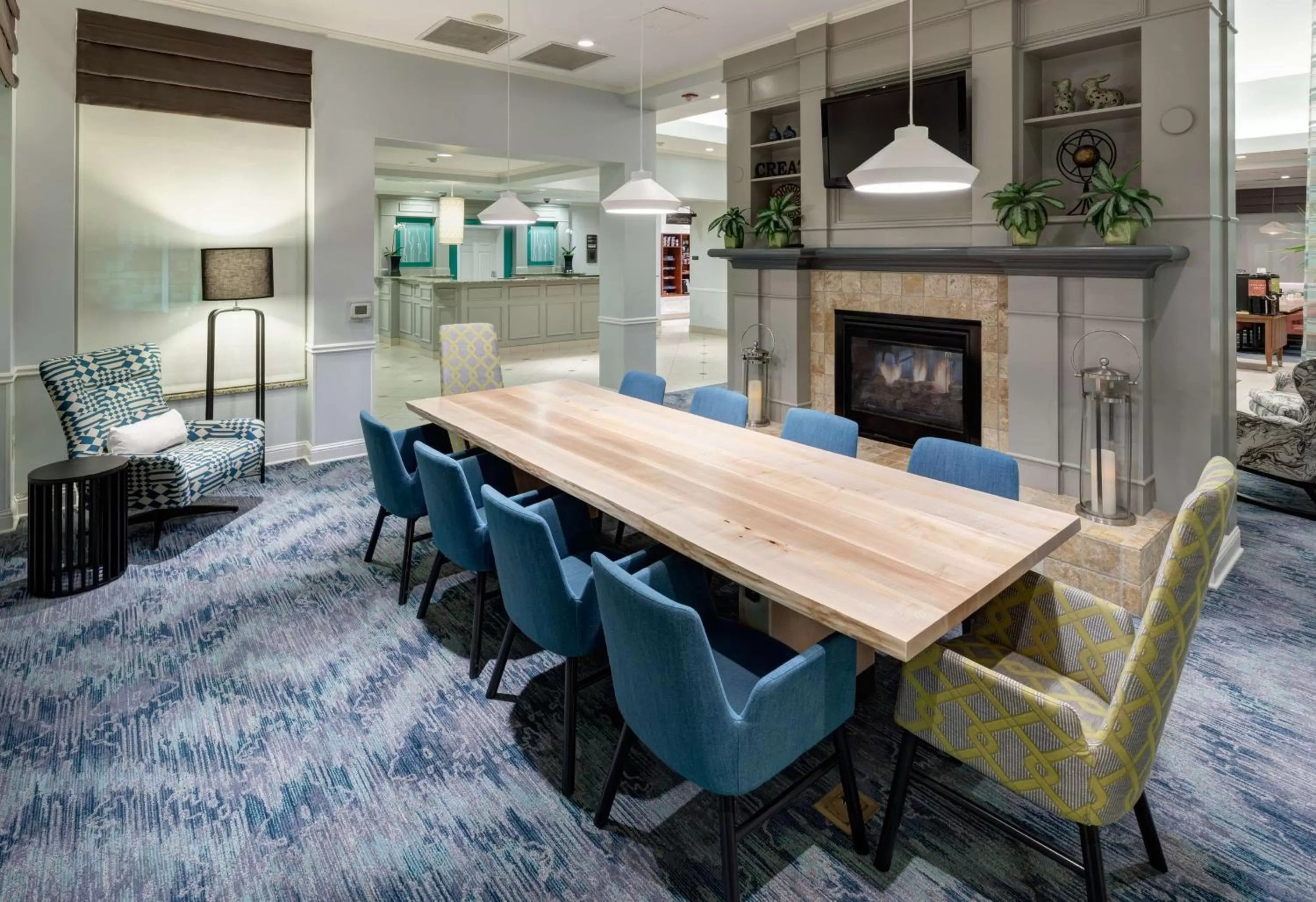 Lobby or reception in Hilton Garden Inn Frisco