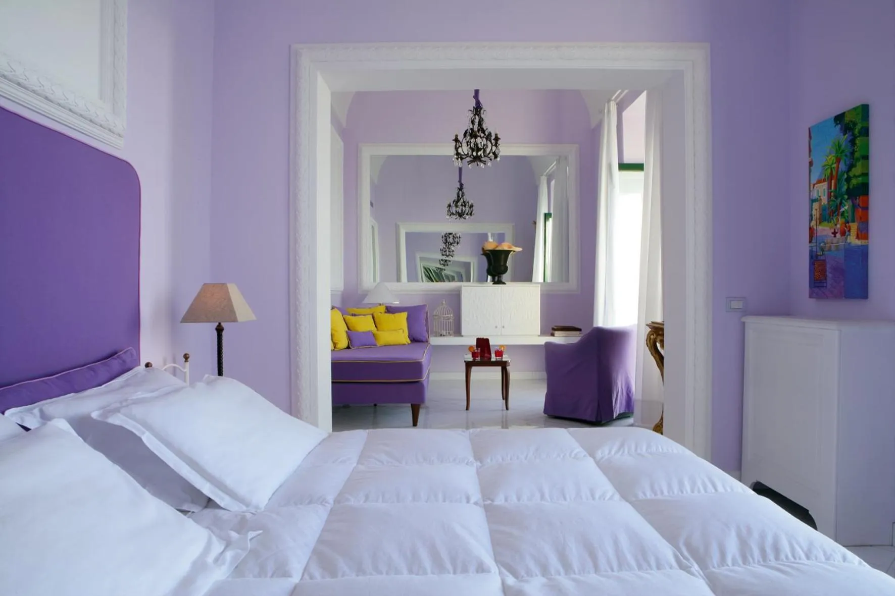 Bedroom, Bed in Bellevue Syrene