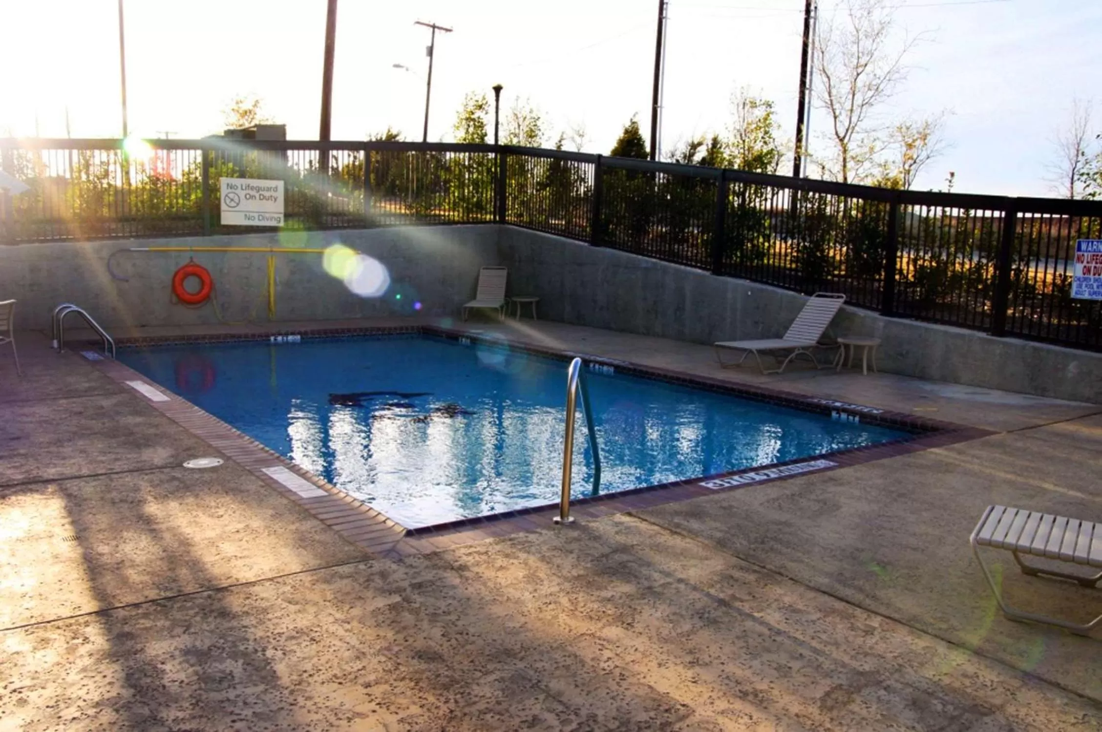 Pool view in Hampton Inn Dallas-Rockwall