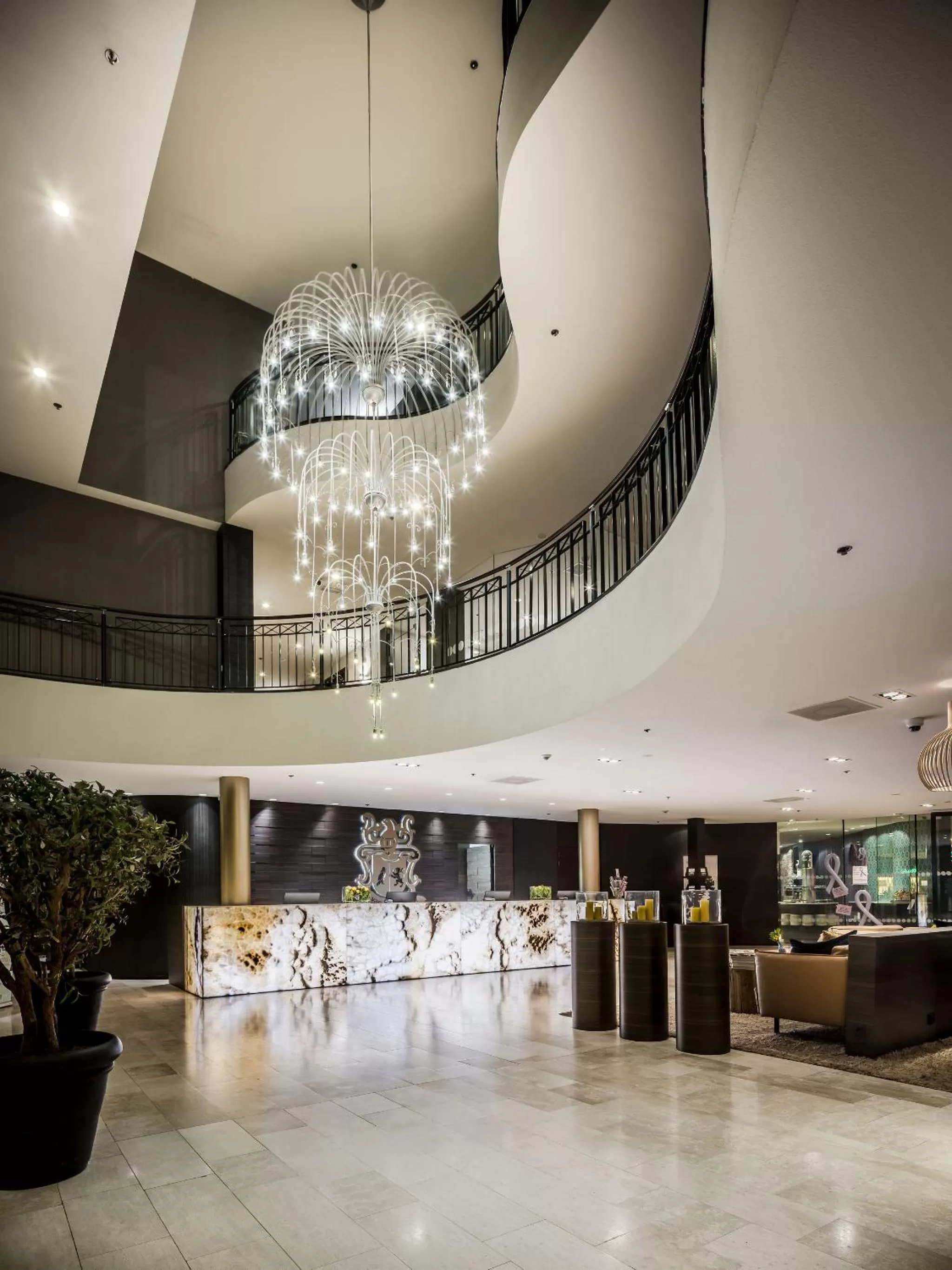 Lobby or reception in Hotel Van der Valk Maastricht