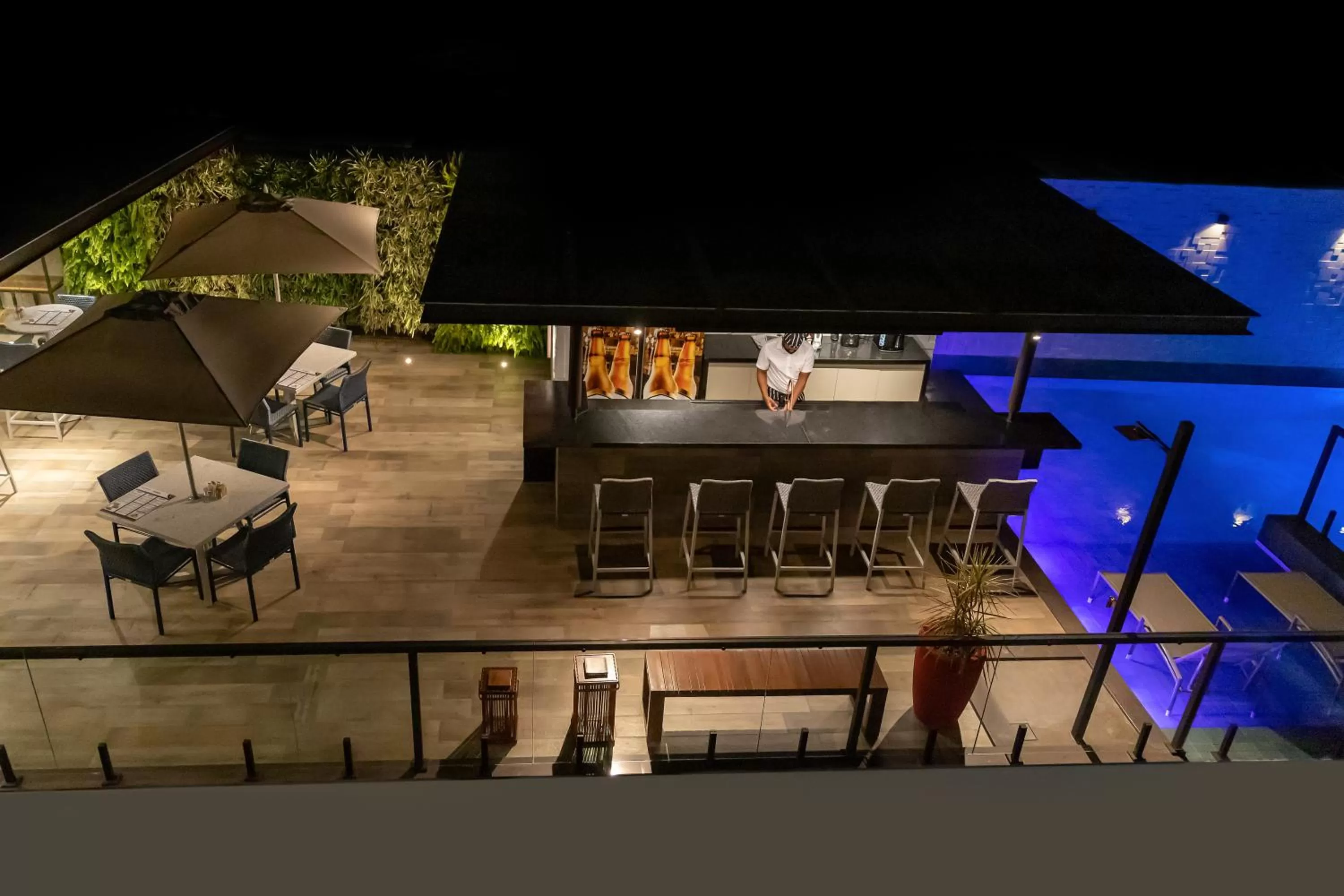 Swimming pool in Granterrara Hotel