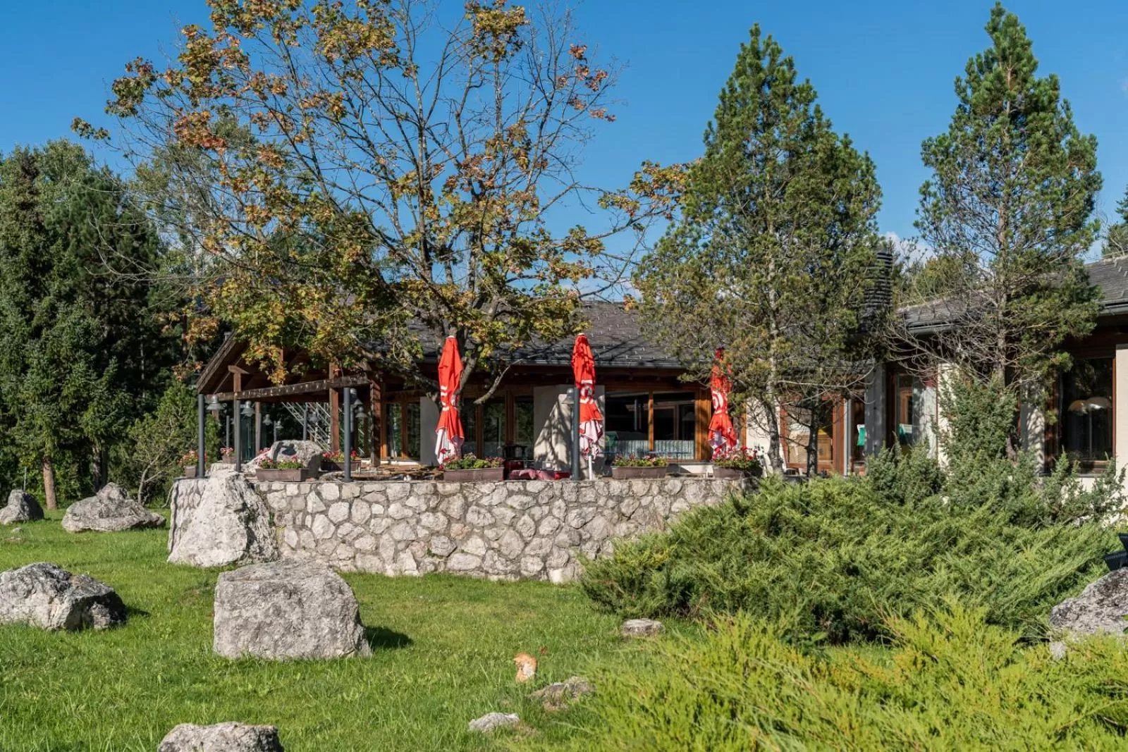 Natural landscape in Hotel Restaurant Südrast Dreiländereck