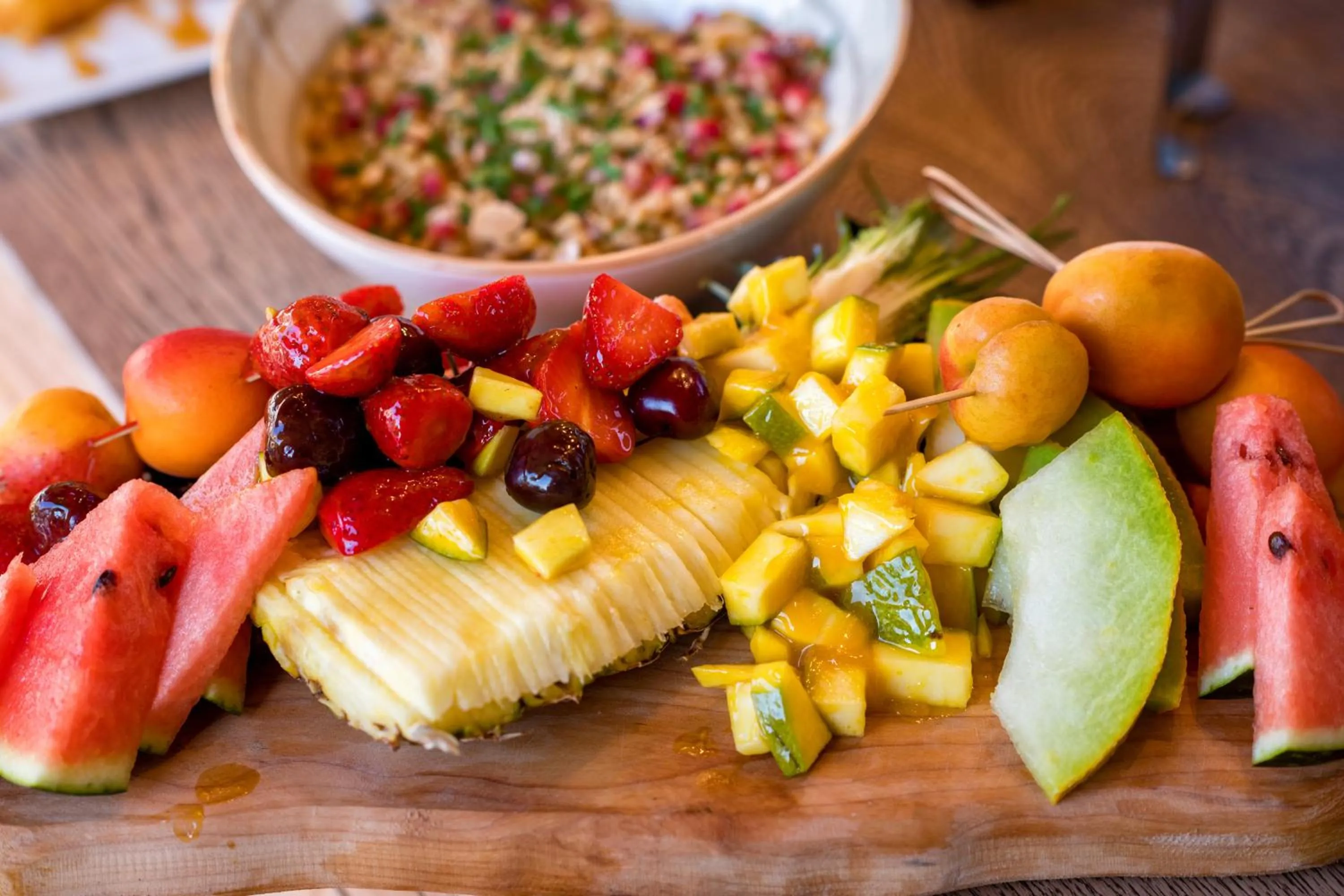 Food close-up in Anthemion Suites and Villas