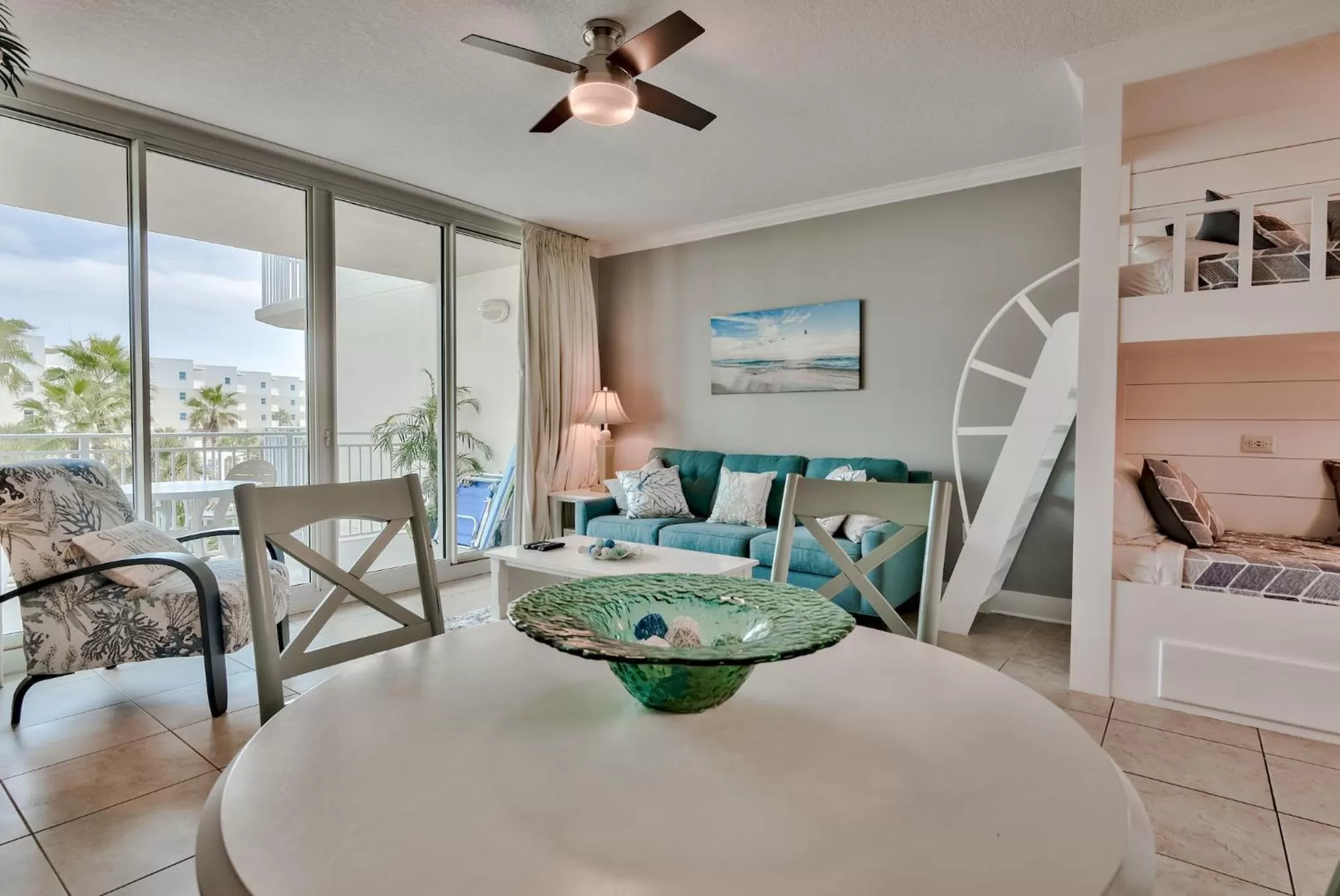 Living room in Waterscape Resort by Tufan