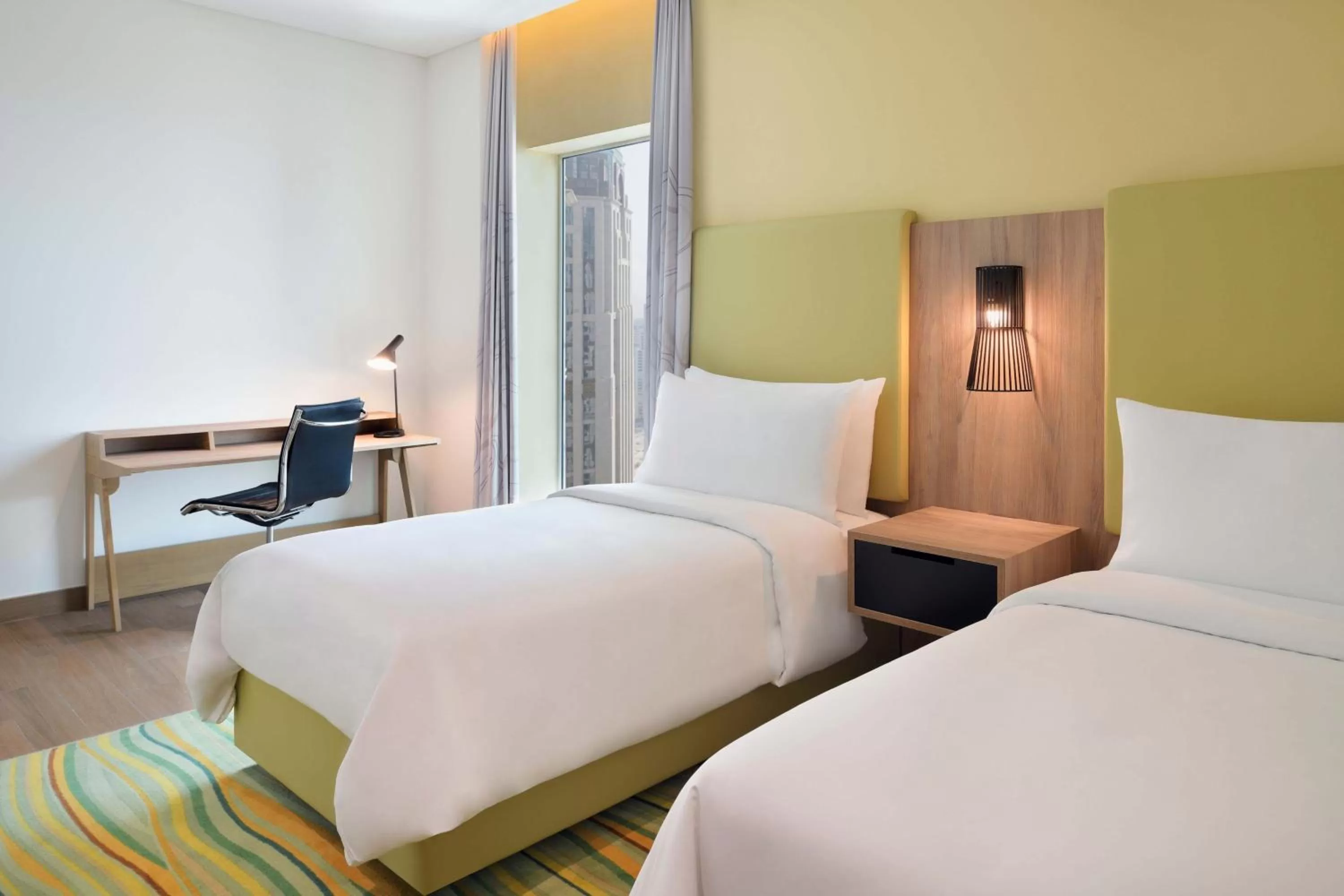 Photo of the whole room, Bed in Element by Westin City Center Doha