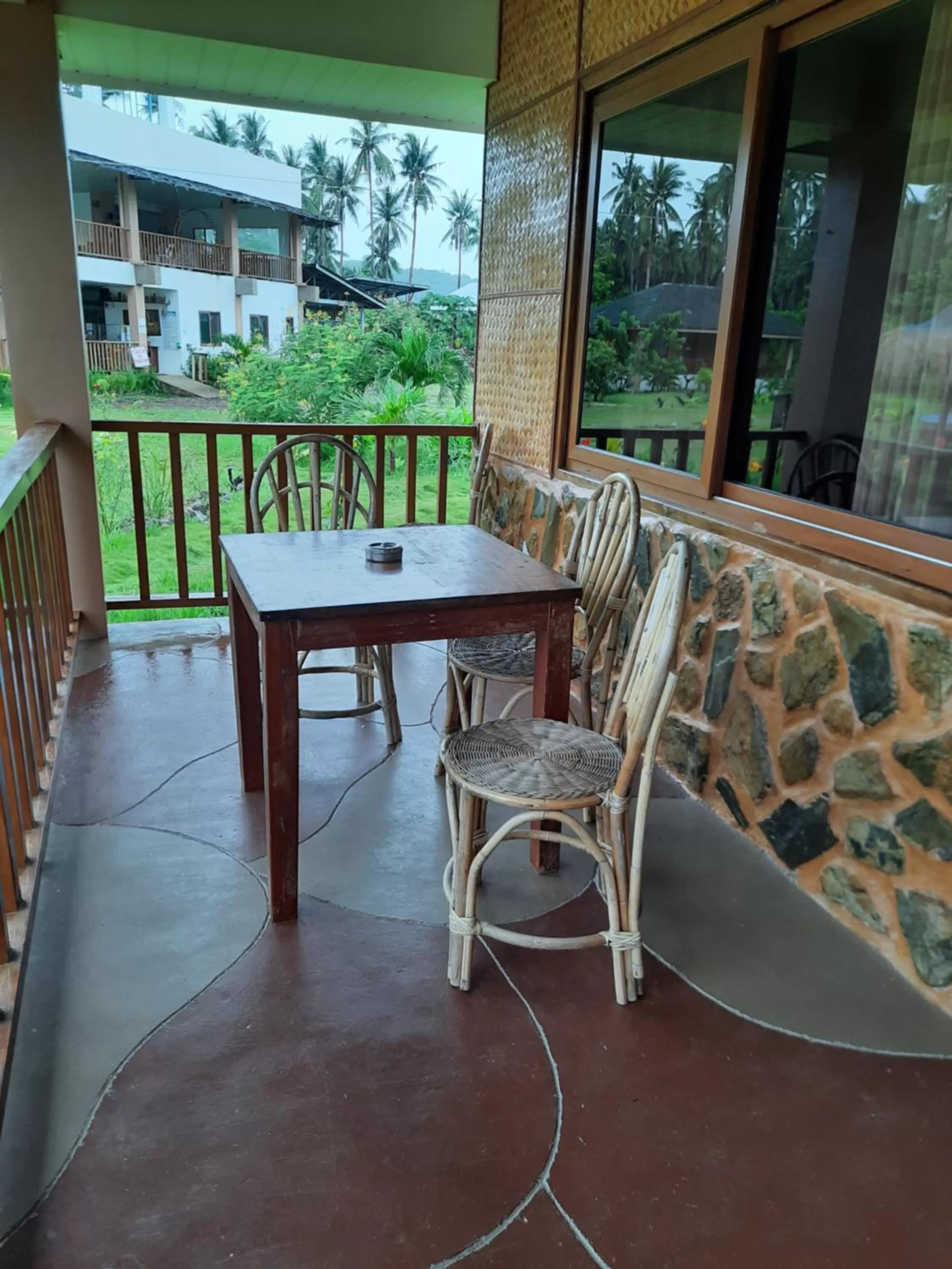 Patio in Eastwind Beach Club- El Nido