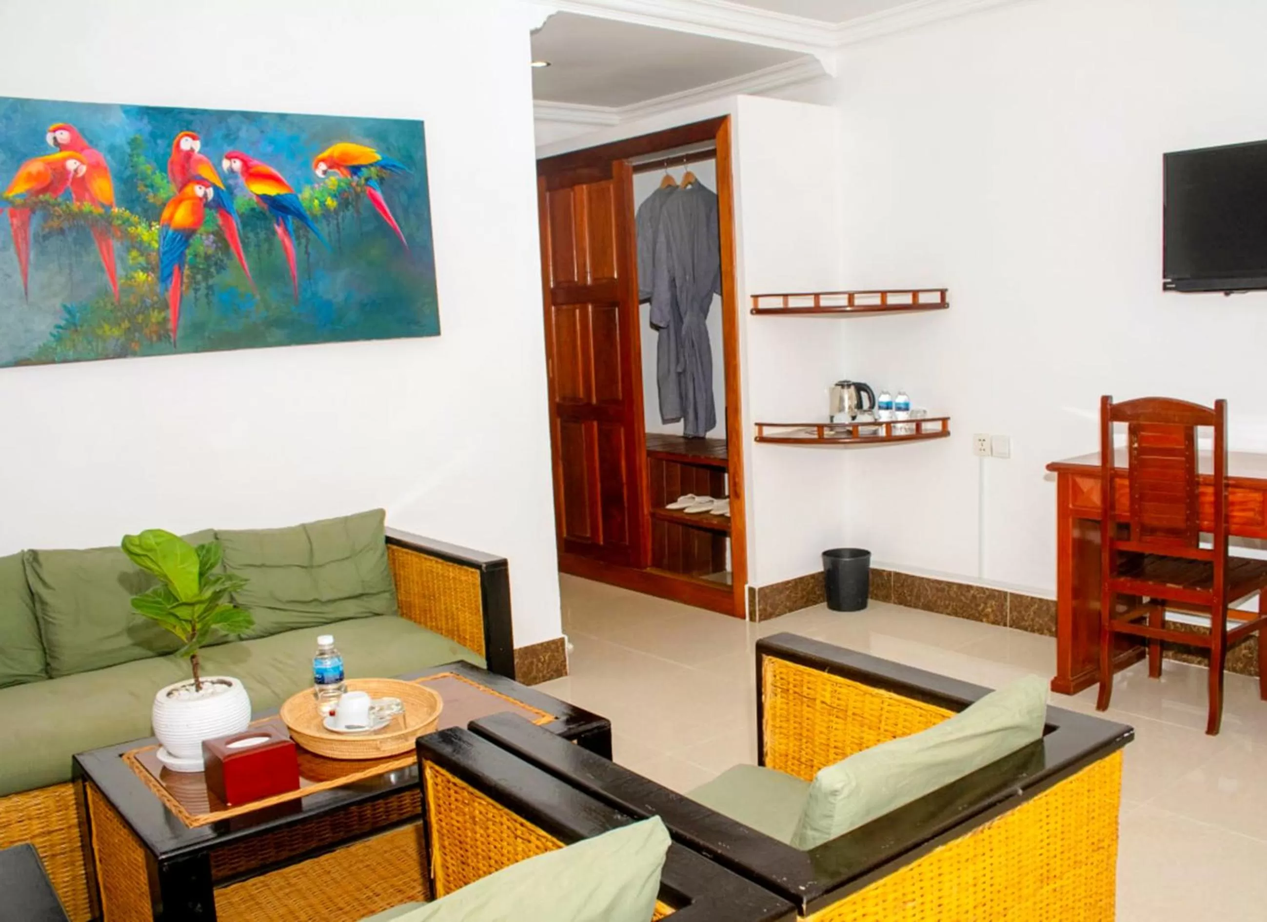 Bedroom in The Blanc Residence