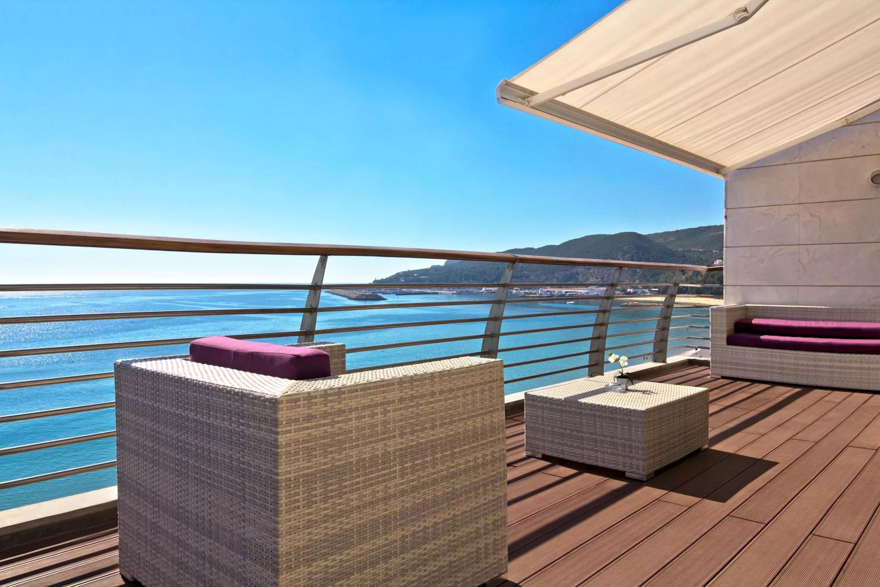 Balcony/Terrace in SANA Sesimbra Hotel