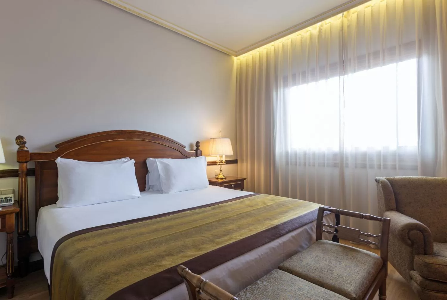 Bed in Hotel Exe Reina Isabel