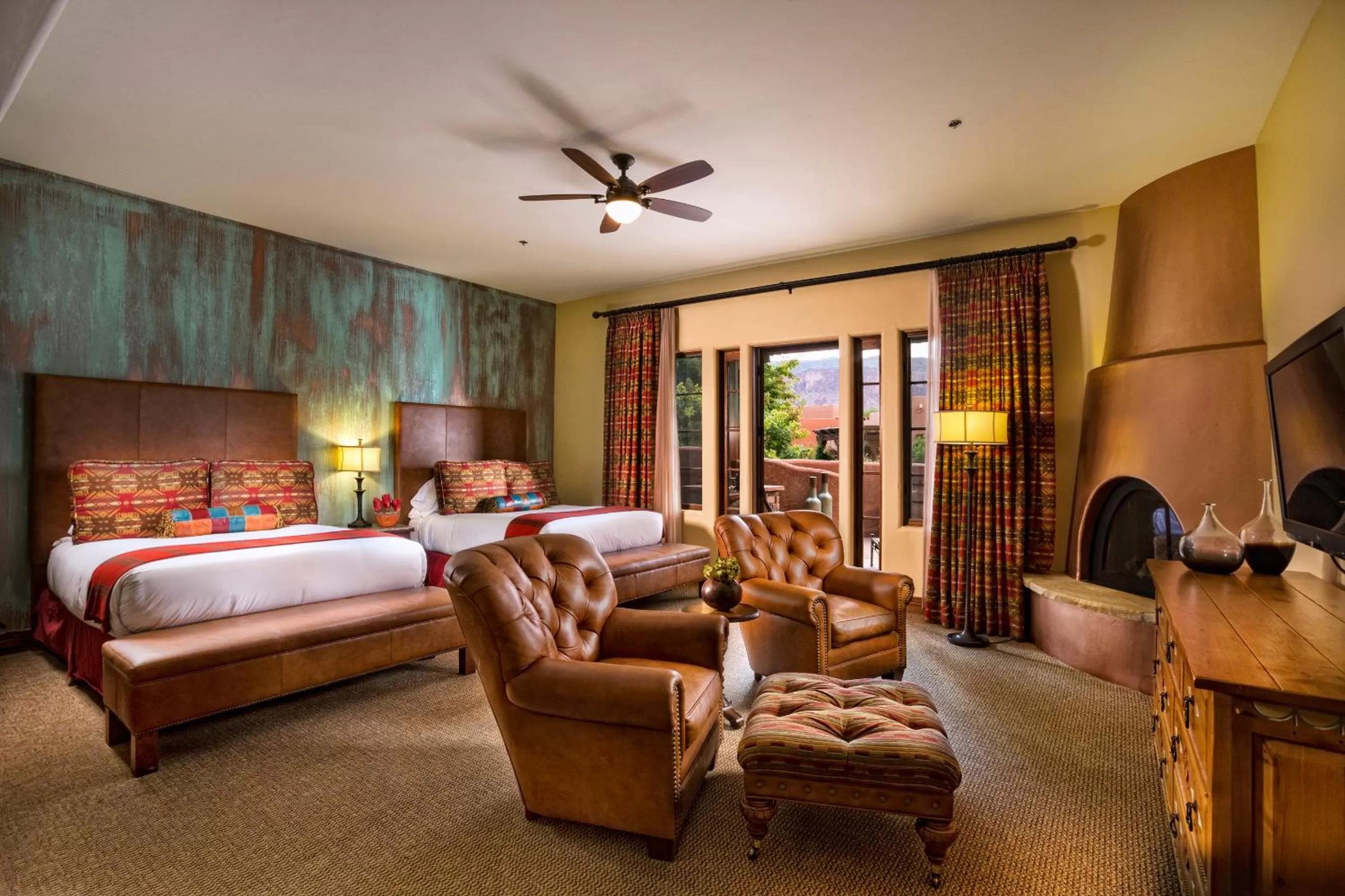 Bed in Gateway Canyons Resort, a Noble House Resort