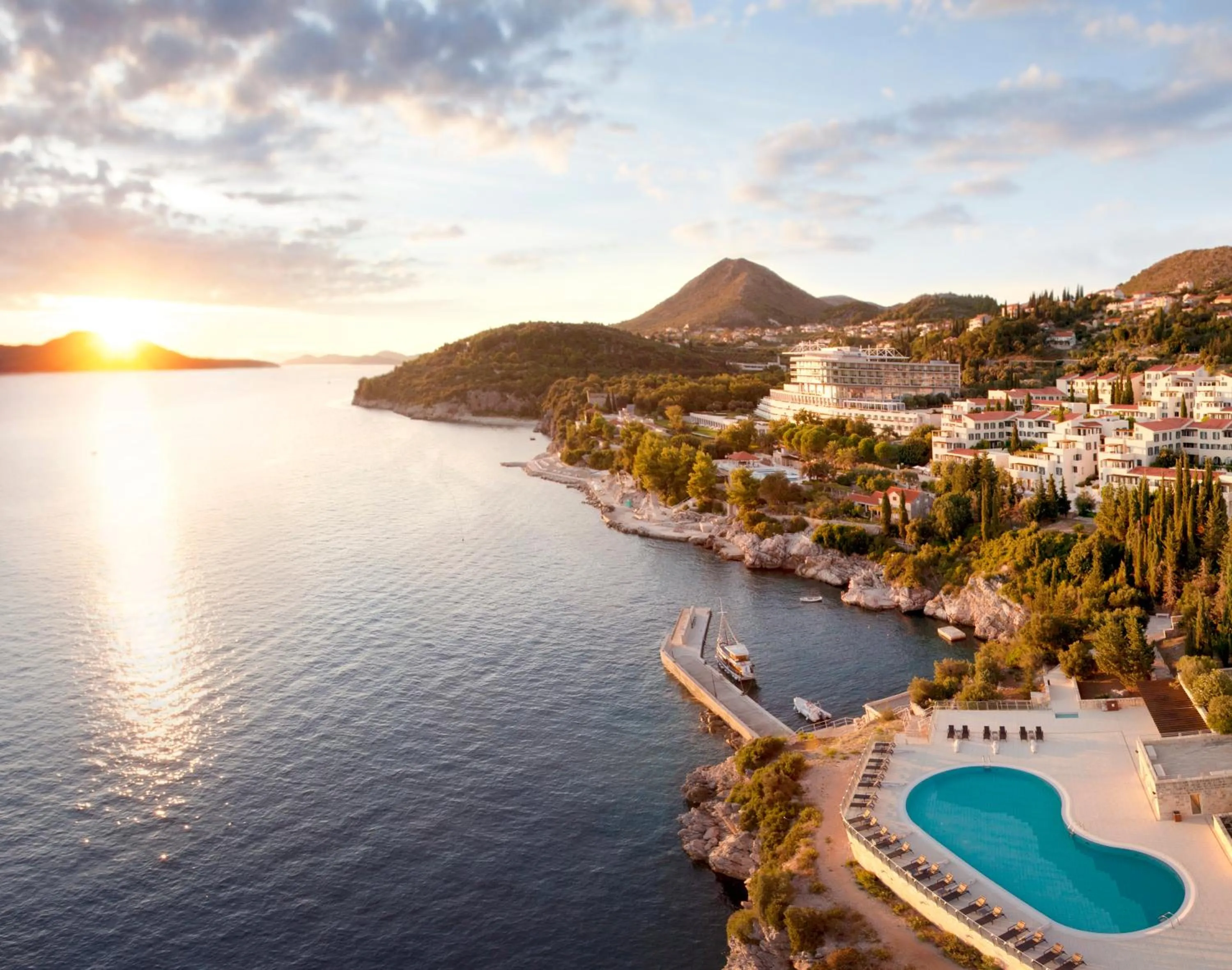 Bird's eye view in Sun Gardens Dubrovnik