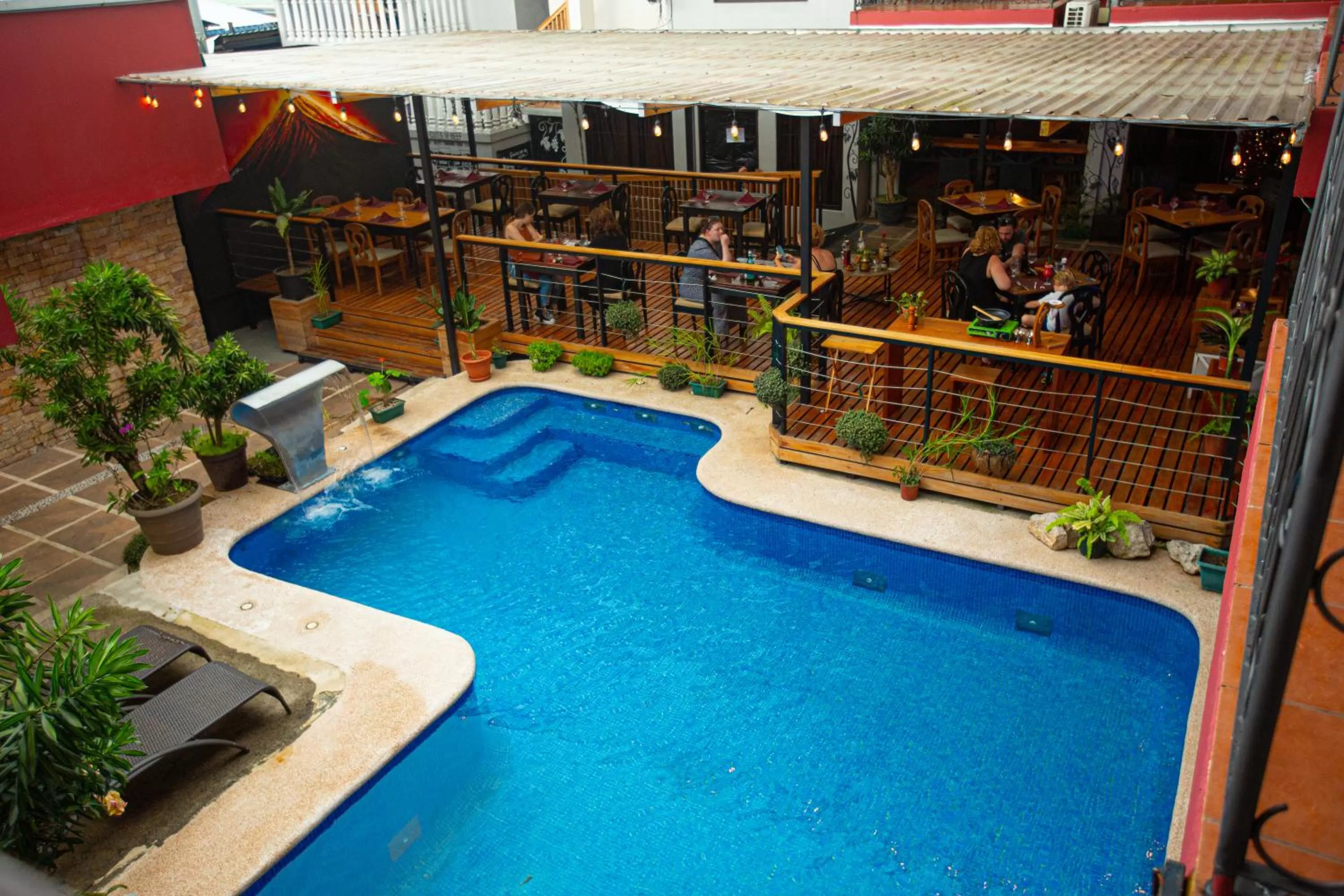 Restaurant/places to eat in La Fortuna Downtown Hotel Boutique