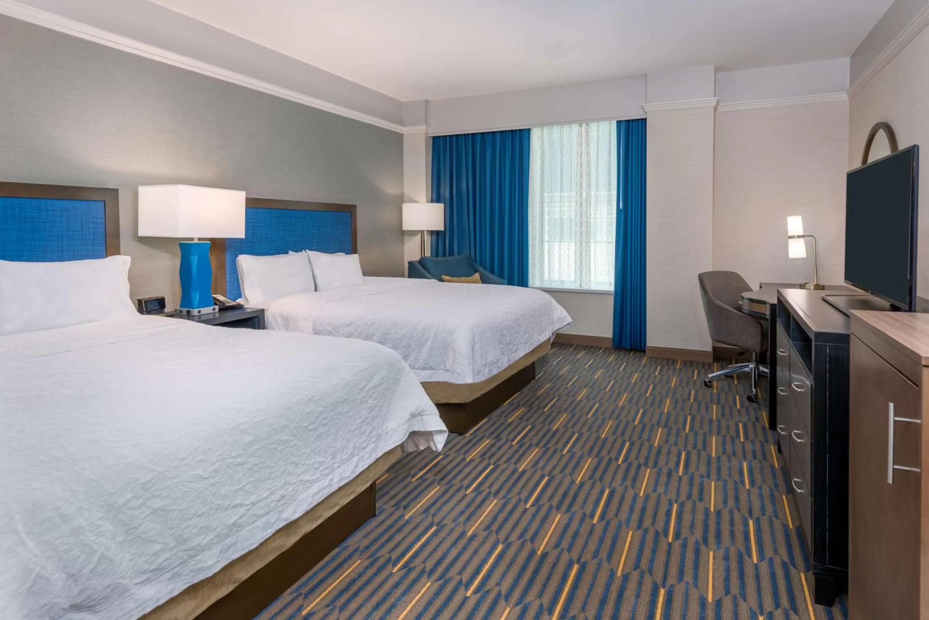 Queen Room with Two Queen Beds - Mobility/Hearing Accessible - Non-Smoking in Hampton Inn & Suites Buffalo/Downtown