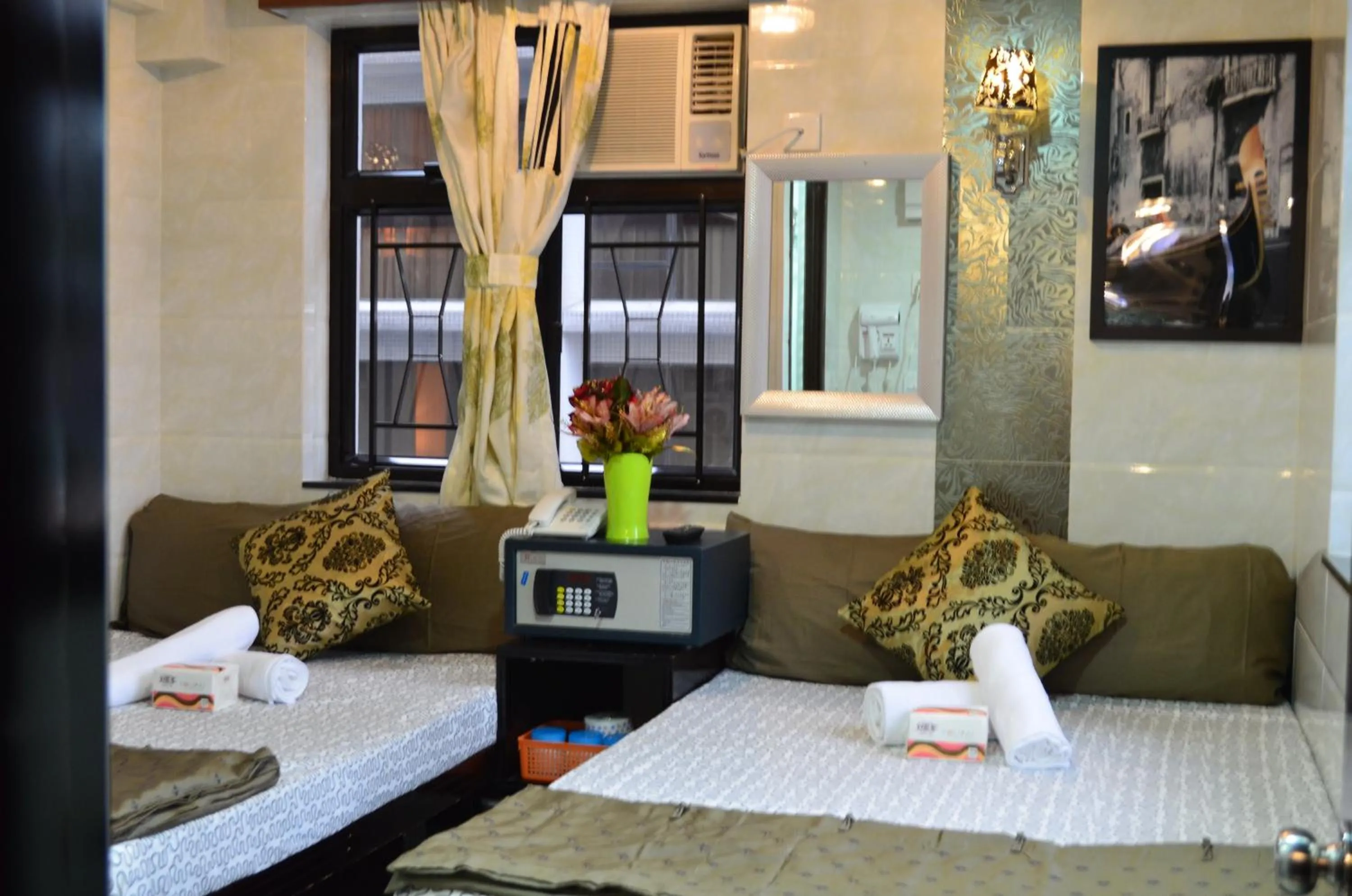 Decorative detail, Bed in Hostel Venus
