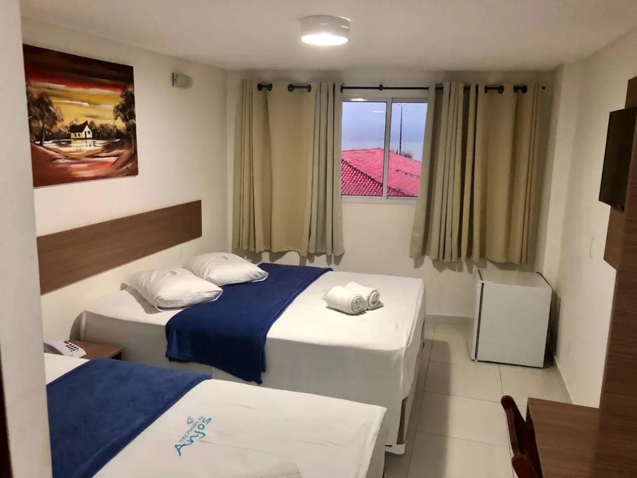 Photo of the whole room, Bed in Anjos Praia Hotel