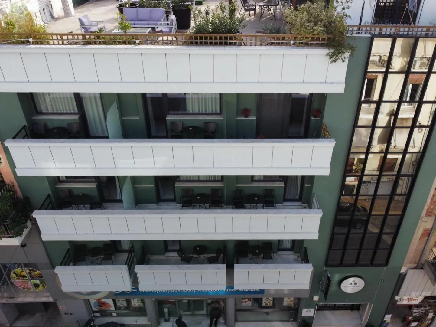 Balcony/Terrace in Be My Guest Athens