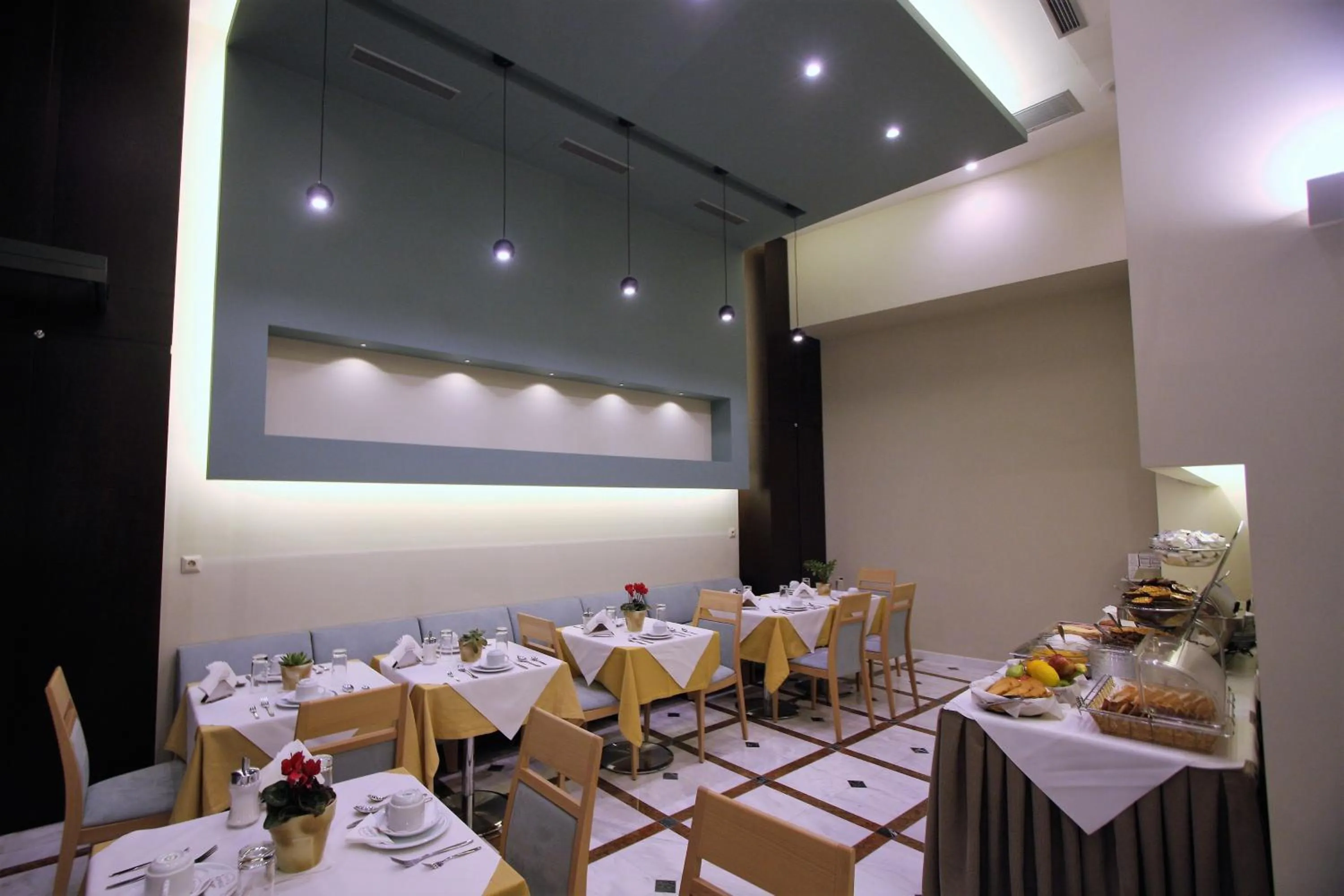 Buffet breakfast in Morfeas Hotel