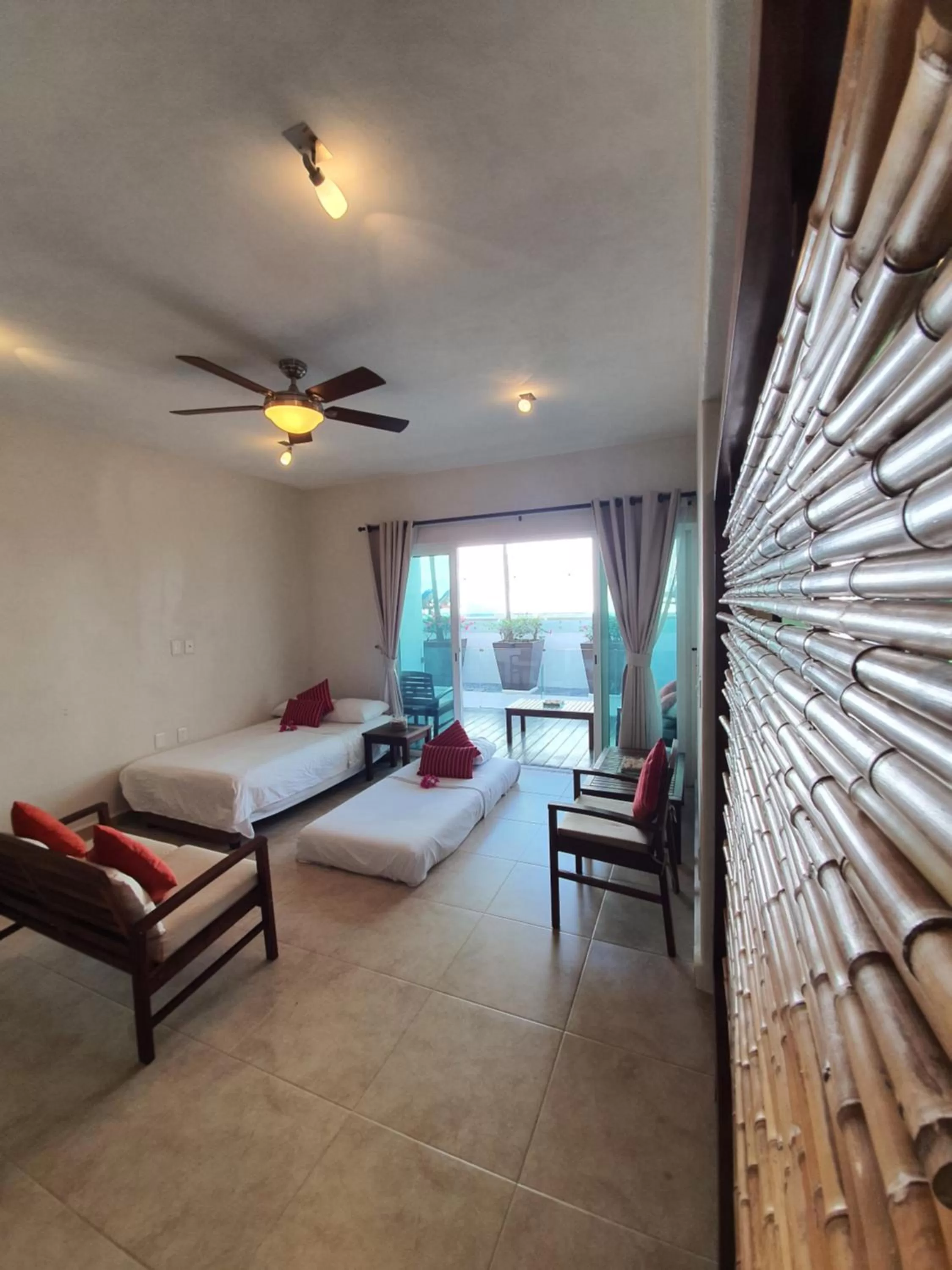 Bed in LYDMAR BOUTIQUE HOTEL