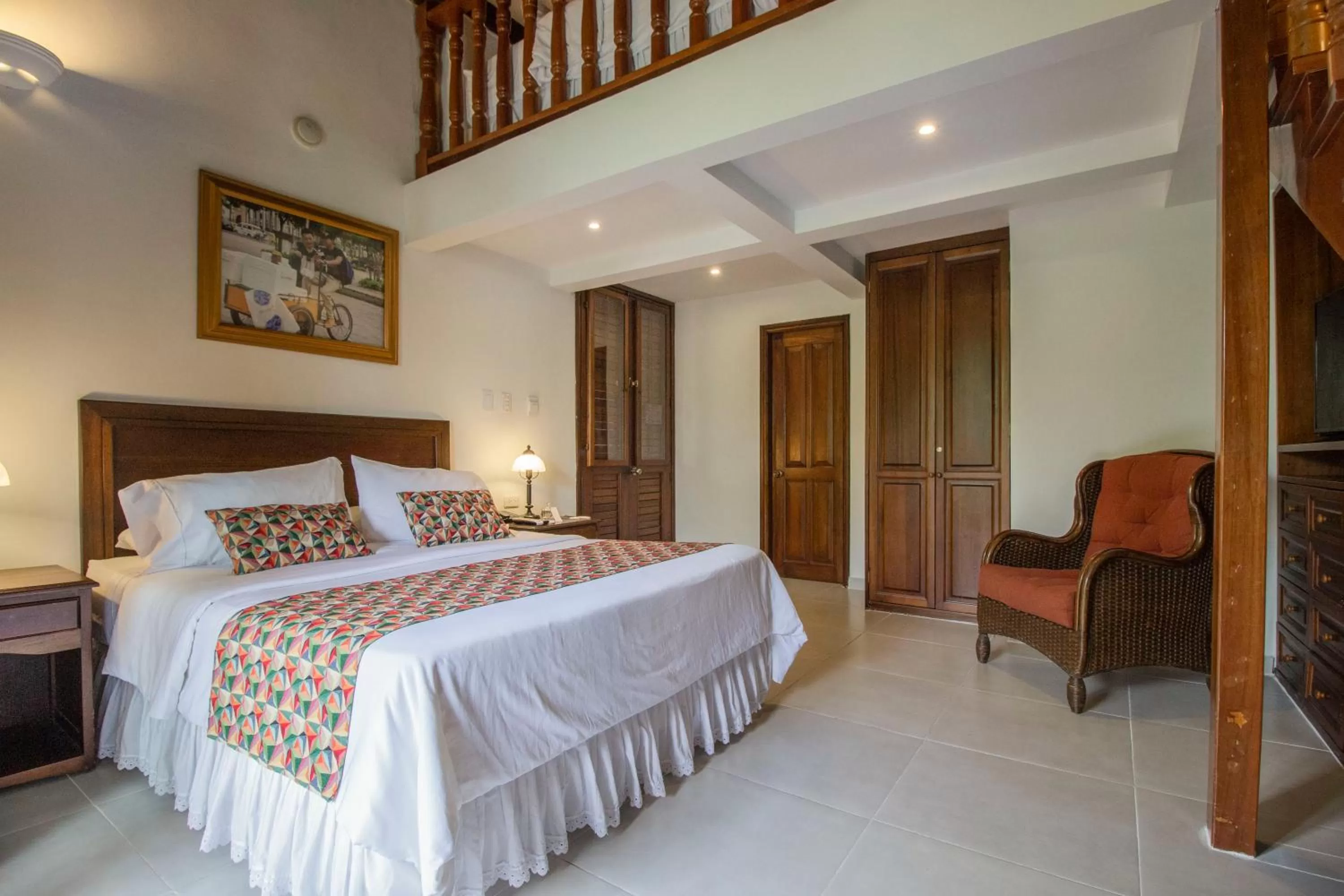 Bed in Hotel Casa La Fe