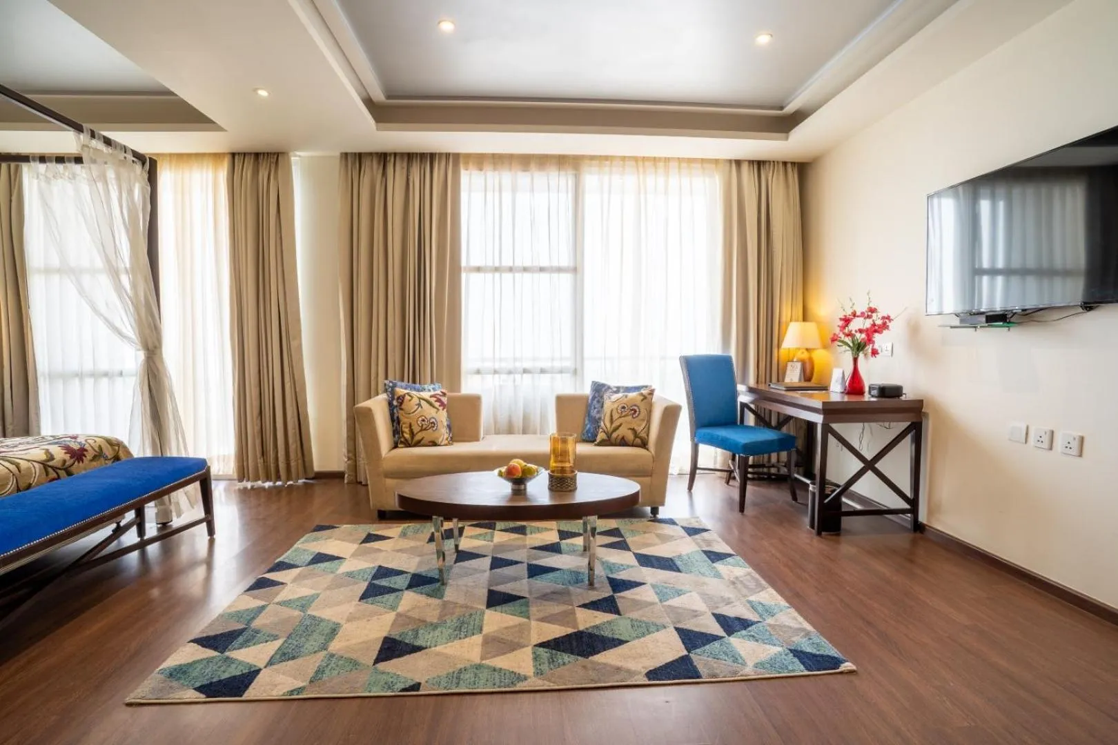 Living room in Indraprastha Spa Resort