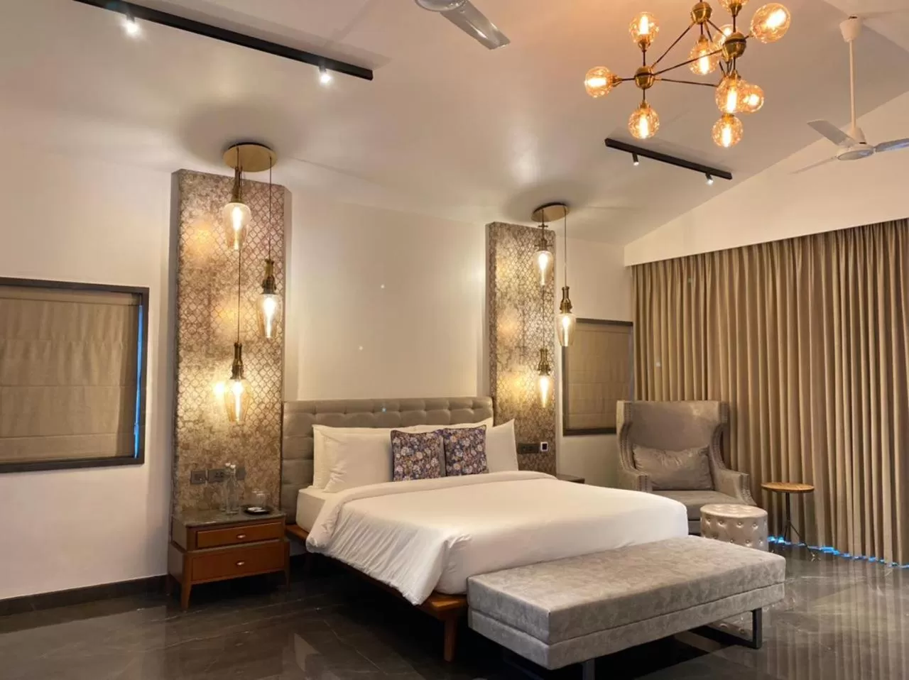 Bed in Denissons Beach Resort, formerly Gamyam Retreat