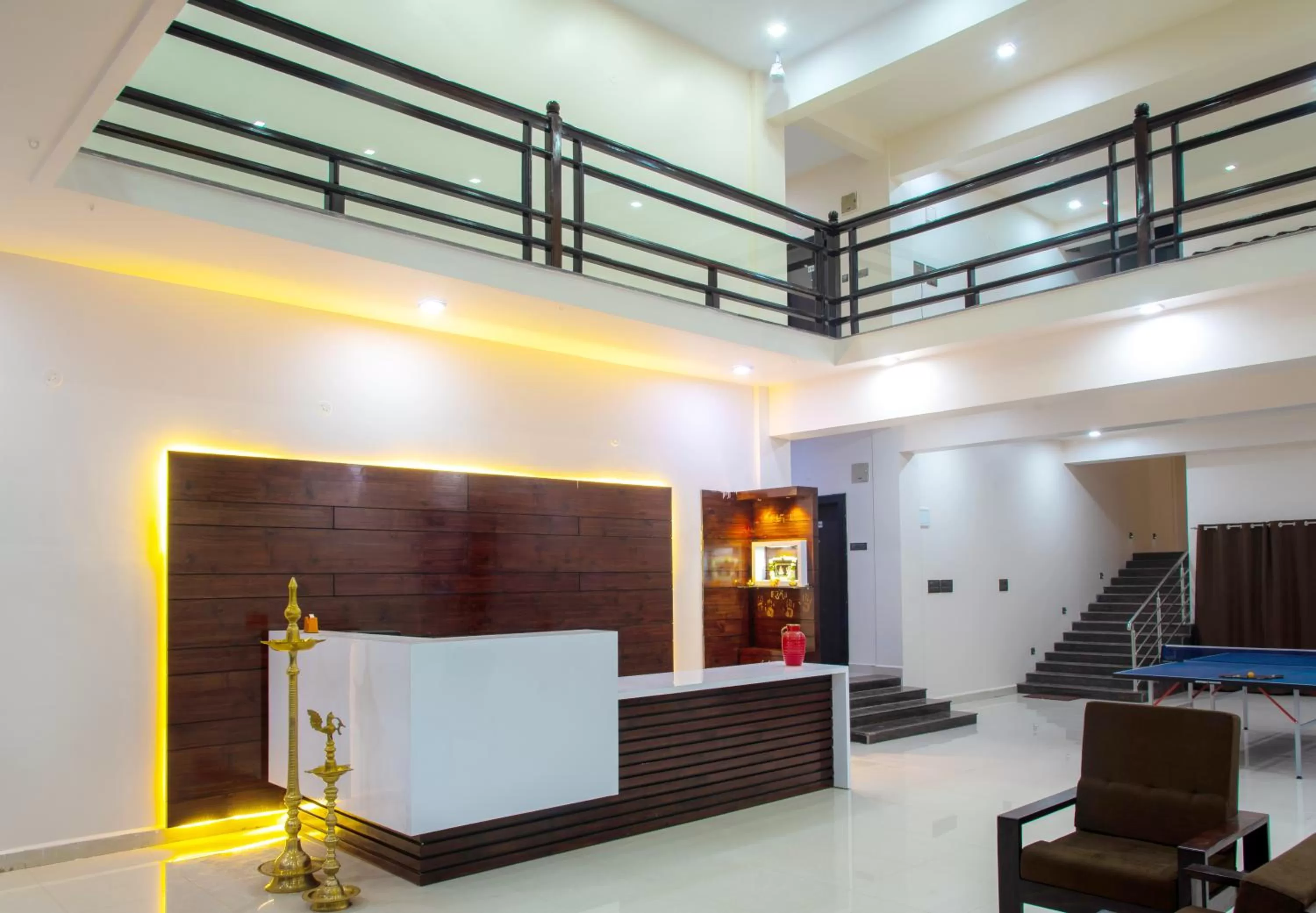 Lobby or reception in Shreeyog Resort Dandeli