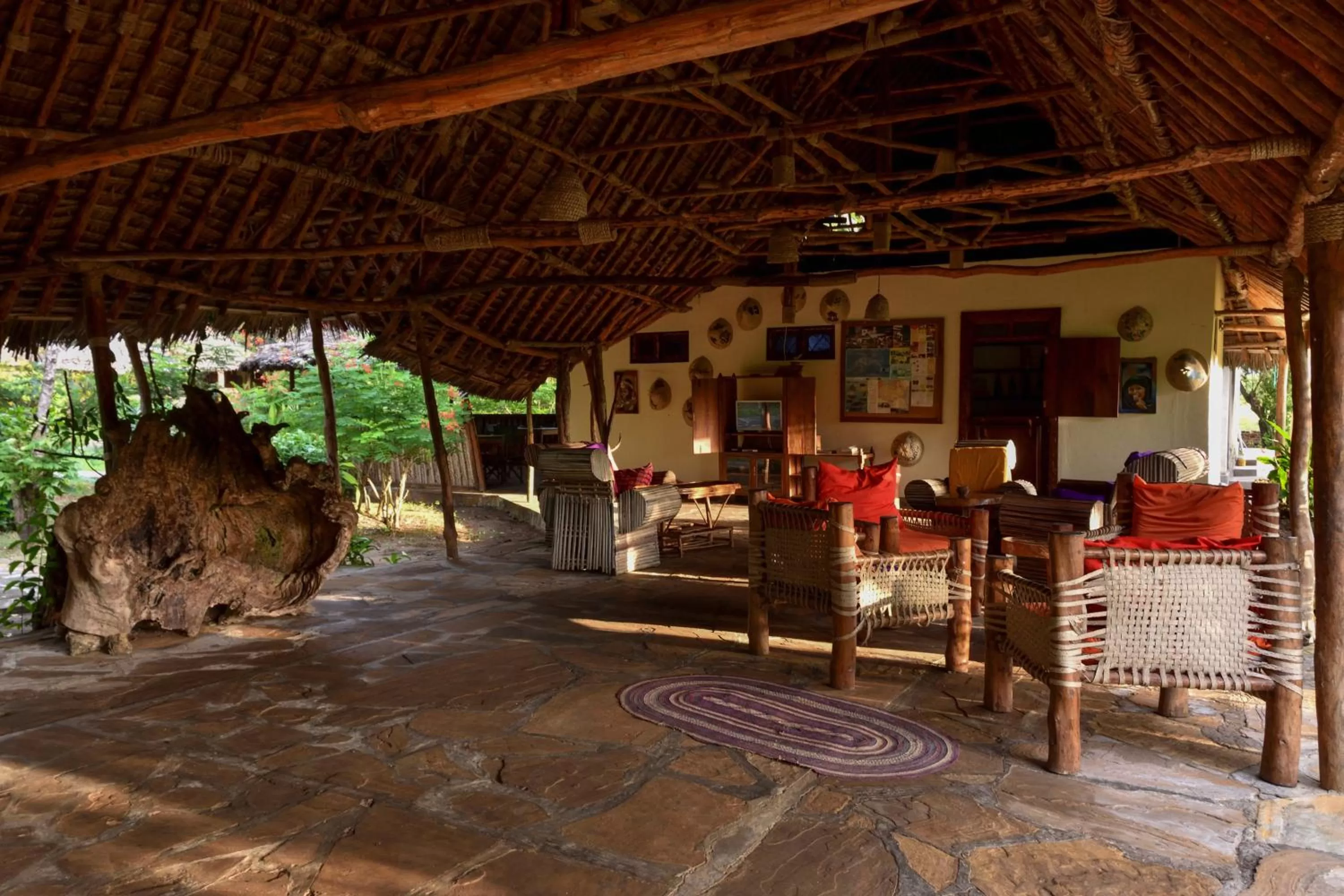 Decorative detail in Bahari Pori Resort