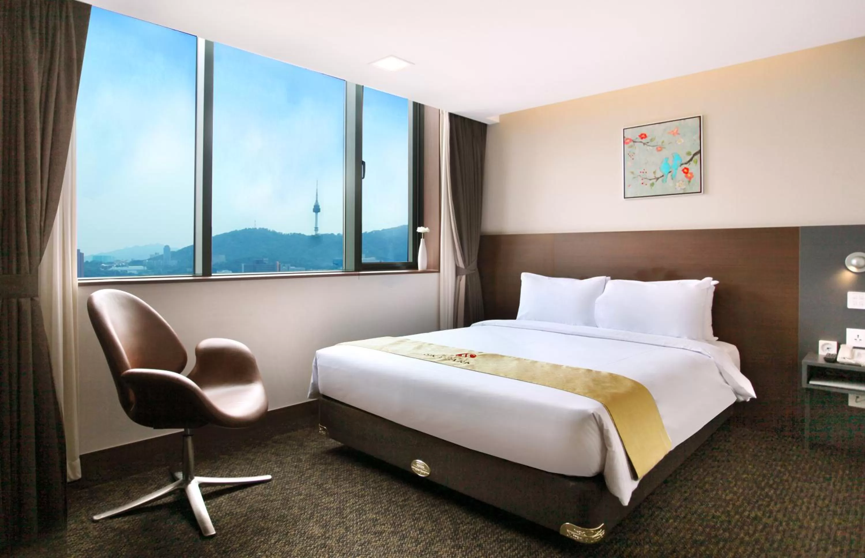 Living room, Bed in Hotel Skypark Kingstown Dongdaemun