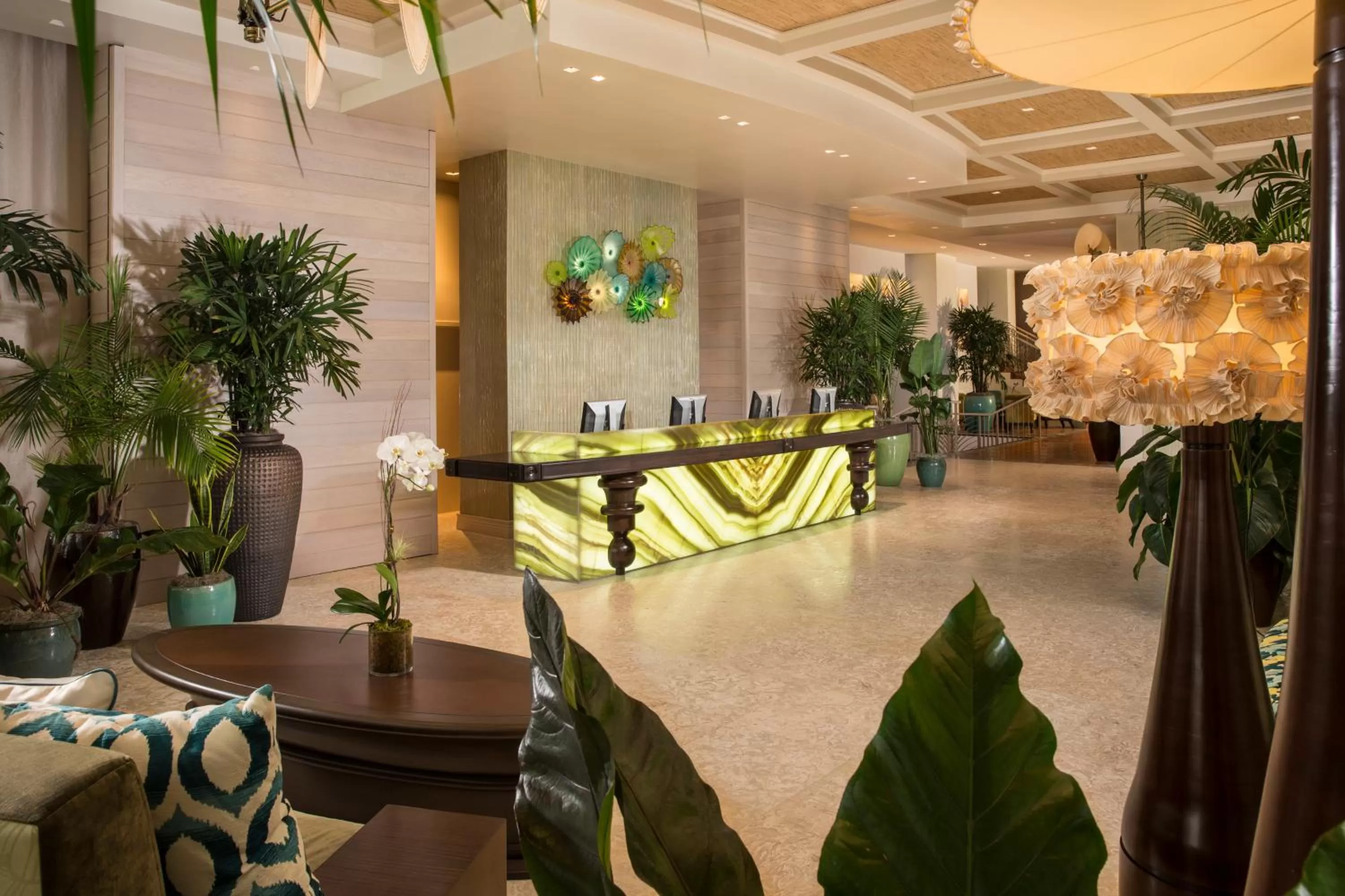 Lobby or reception in The Palms Hotel & Spa