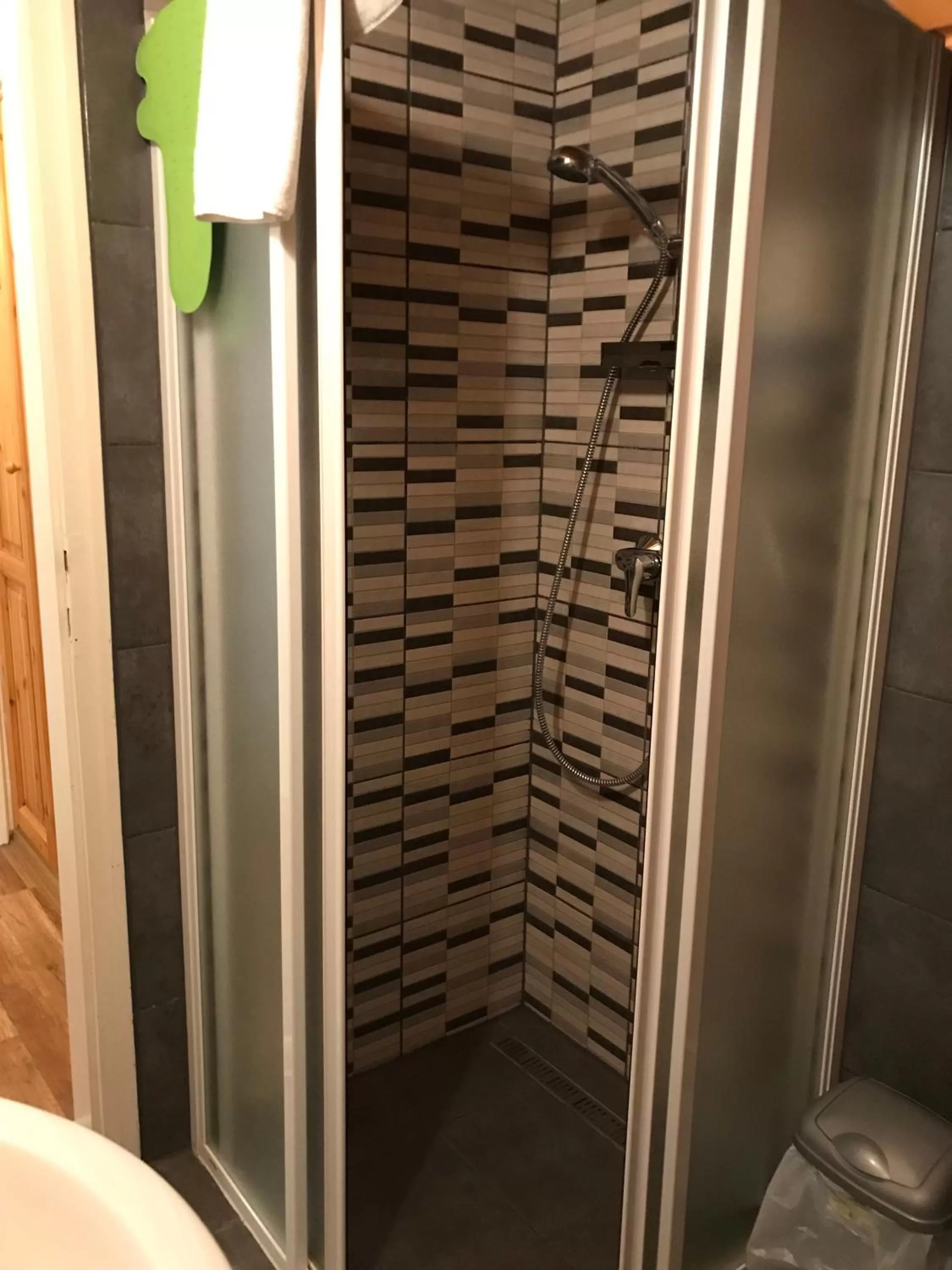 Shower in Zöldtető Panzió