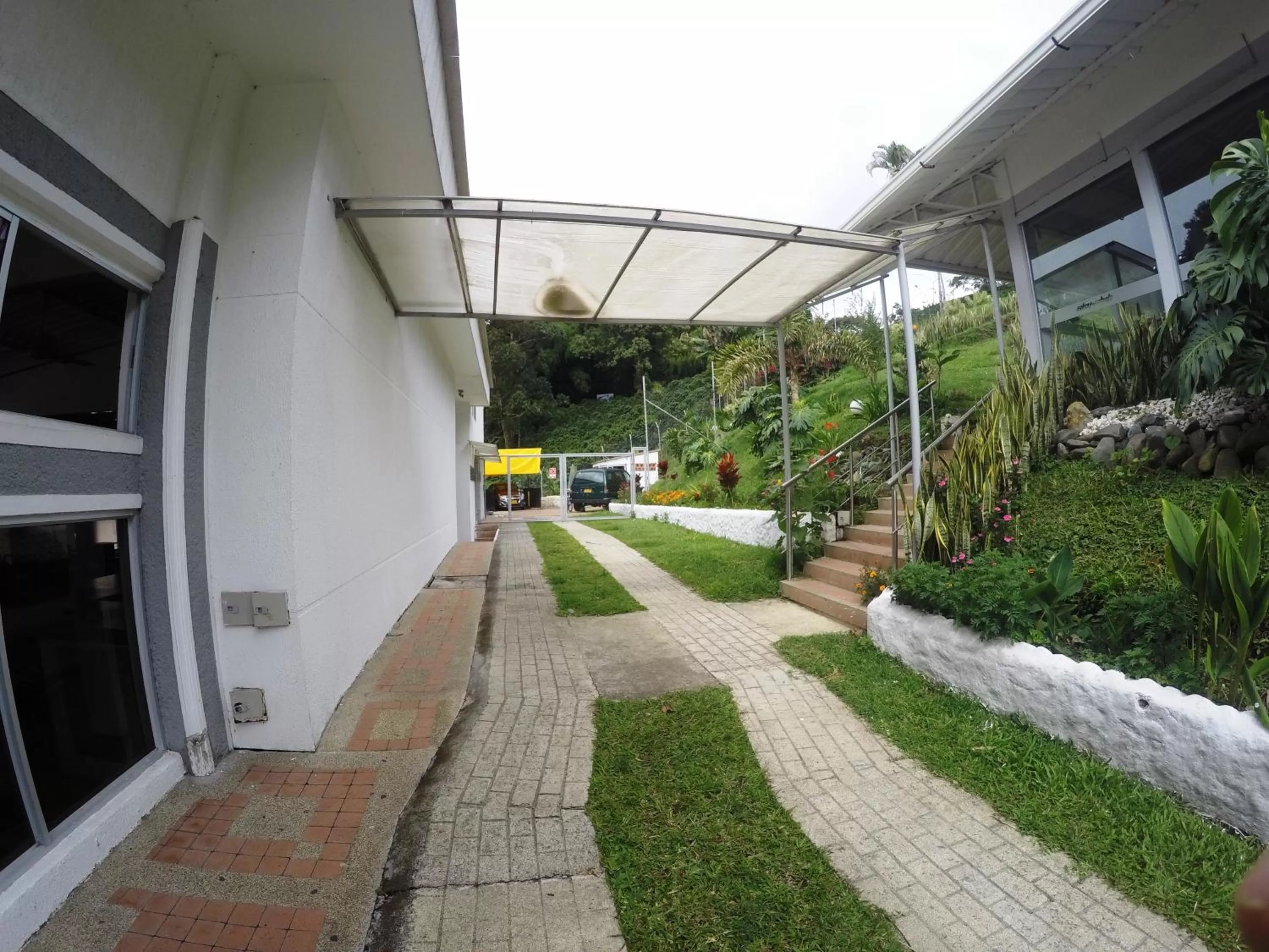 Facade/entrance in Sky Club Eco Hotel