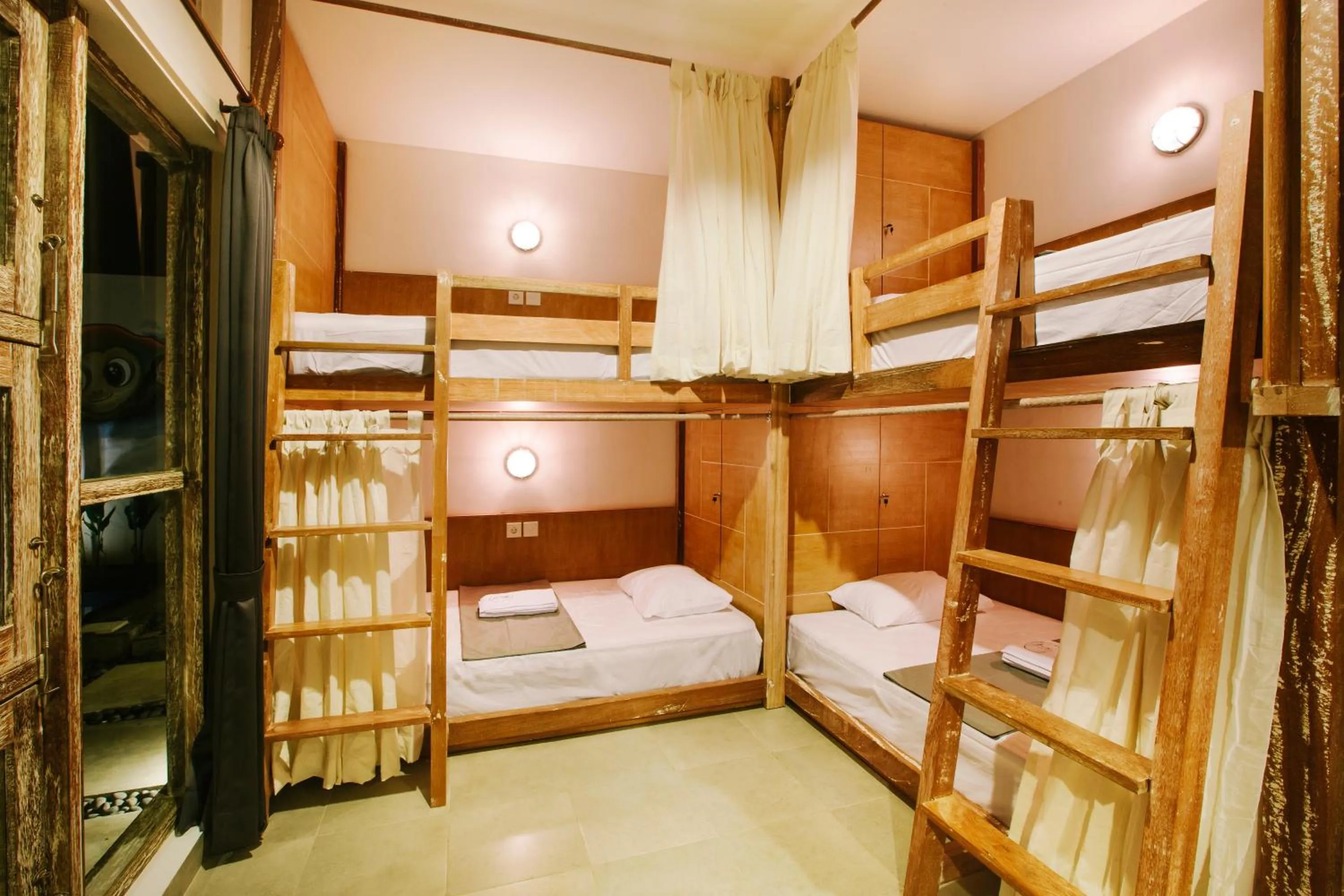 Bed in 4-Bed Female Dormitory Room in Lokal Bali Hostel