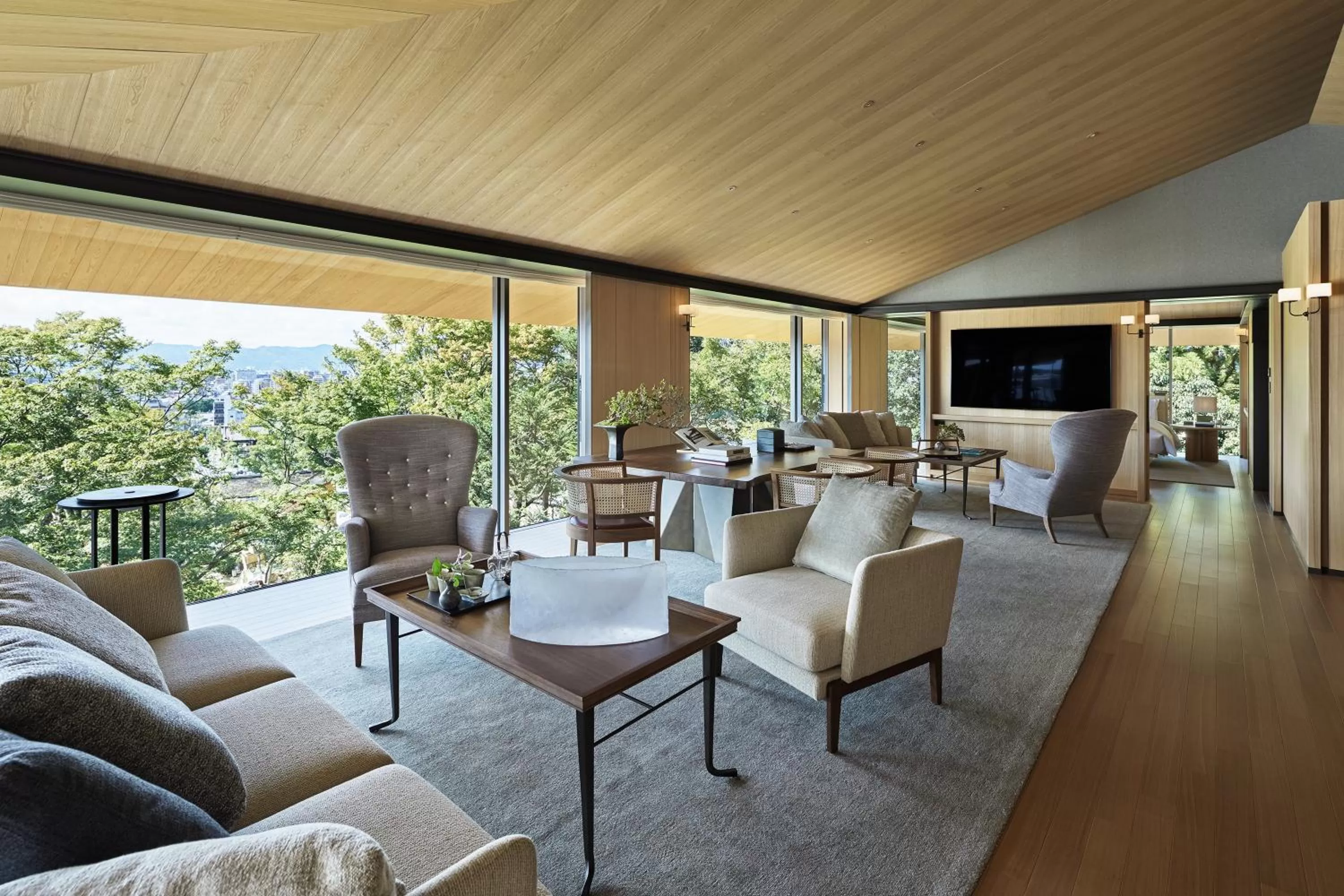 Seating area in Park Hyatt Kyoto