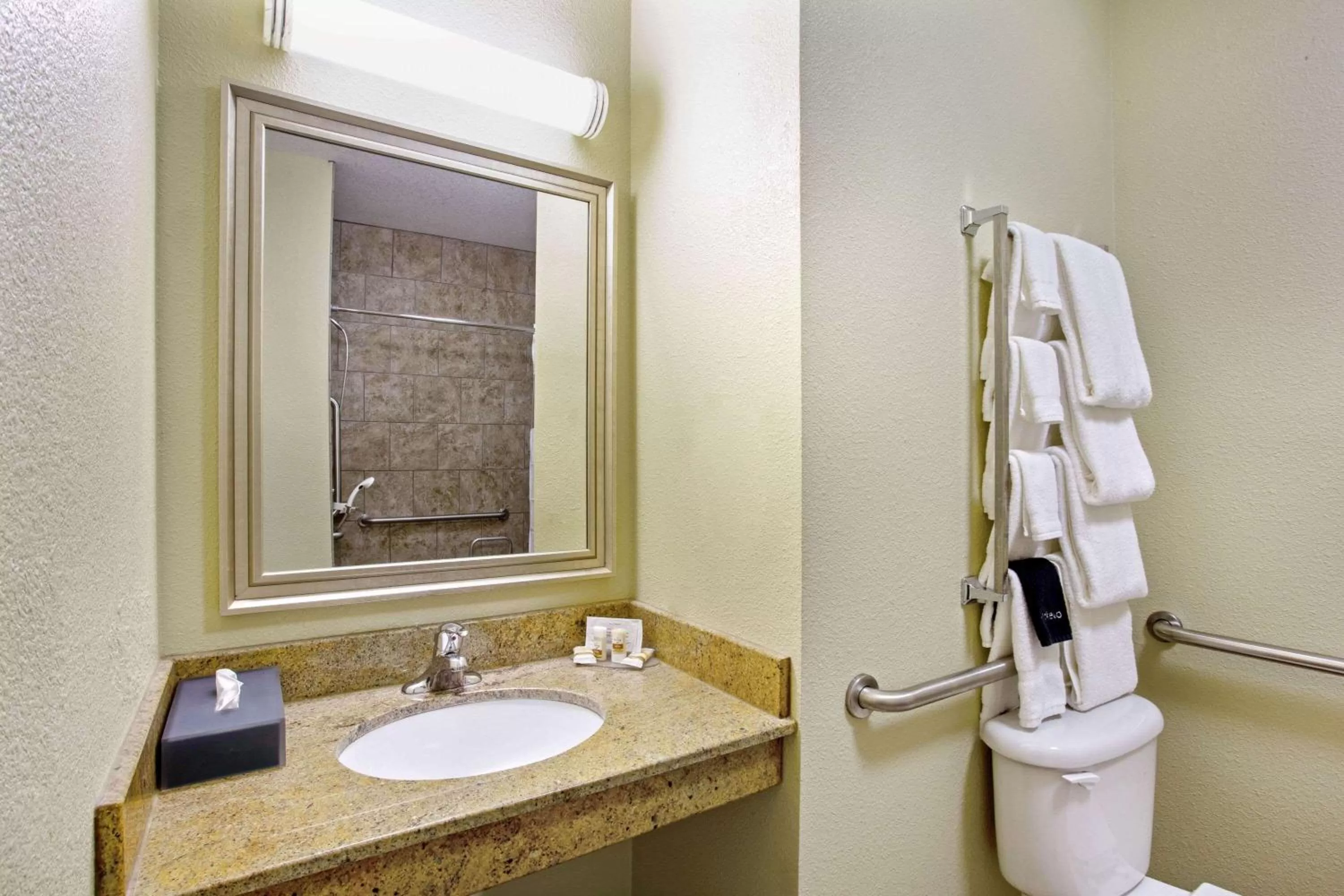 Bathroom in La Quinta by Wyndham Bismarck