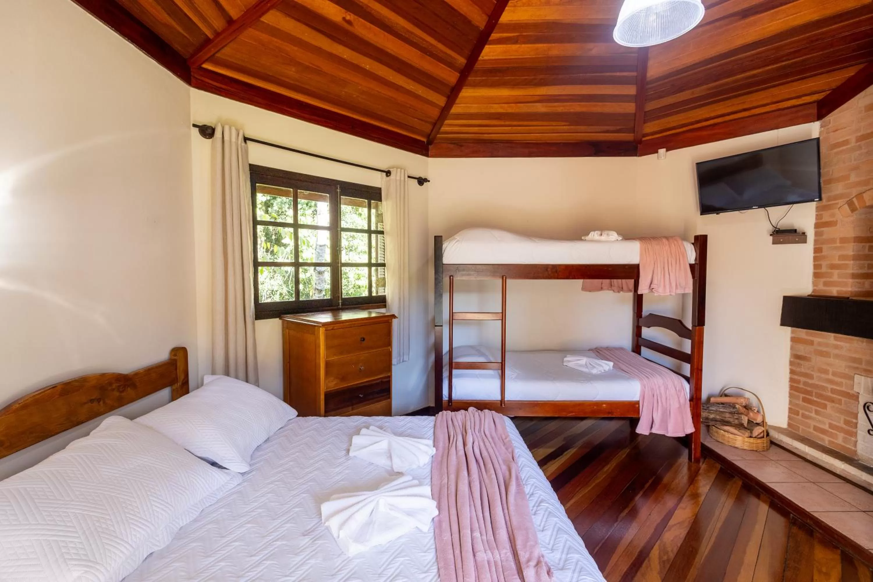 Bed in Pousada 3 Pinheiros