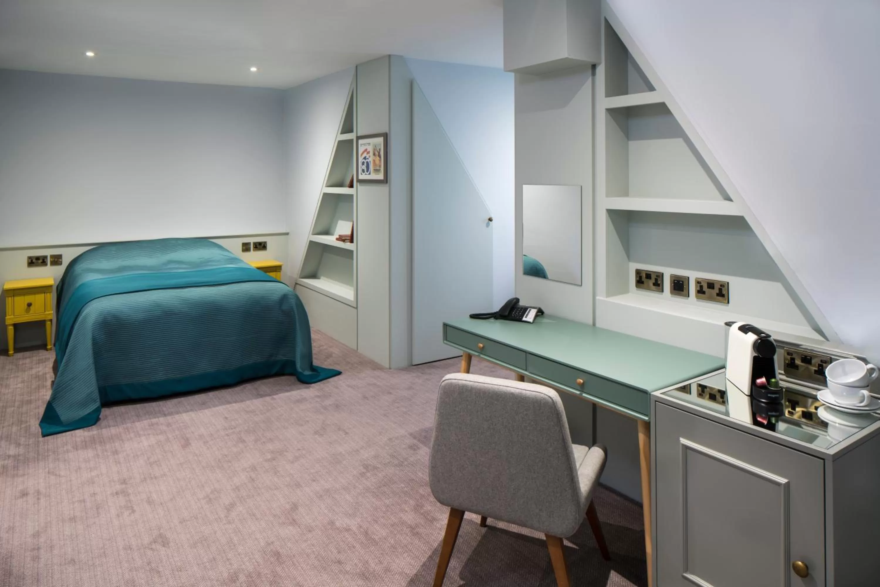 Bedroom, Bed in Lilleshall House & Gardens and Lilleshall National Sports Centre