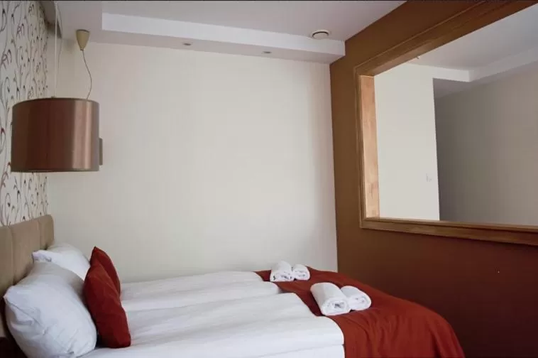 Bed in Hotel Maraton