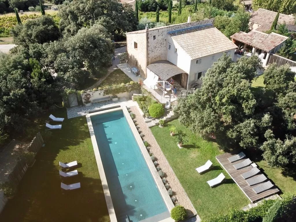 Pool View in La bergerie de Nano