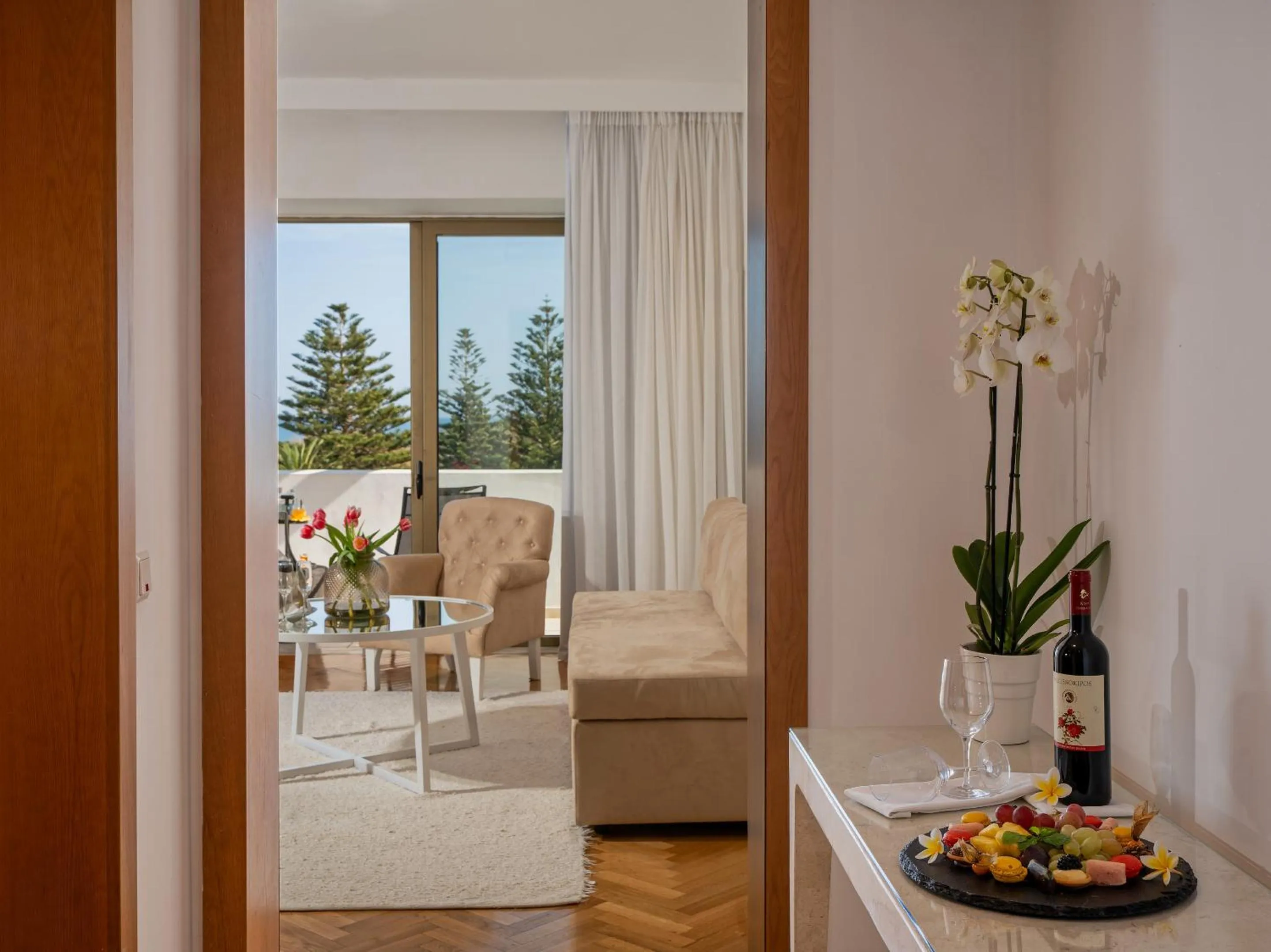 Seating area in Grecotel Creta Palace