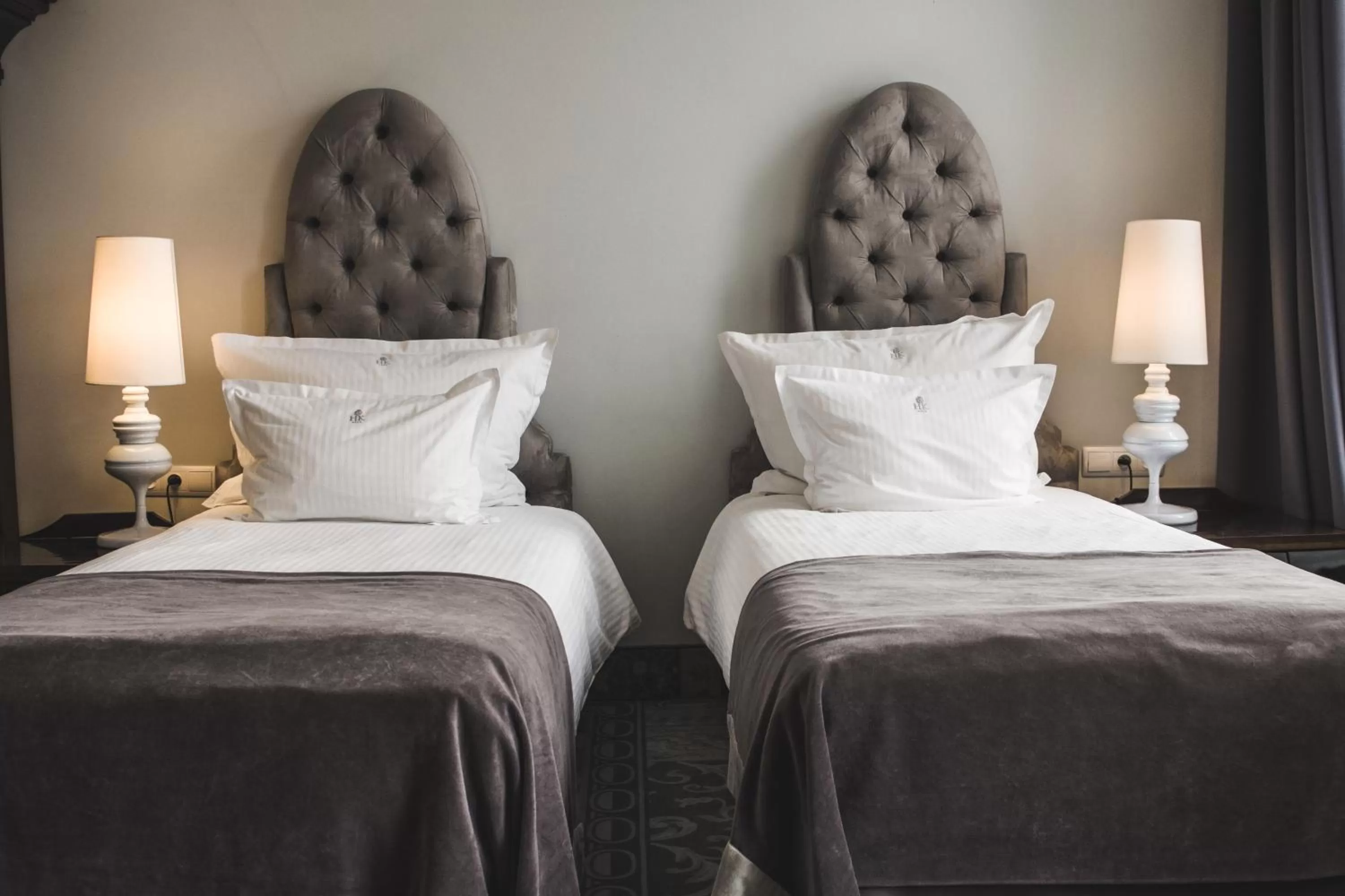 Bed in Hotel Krasicki