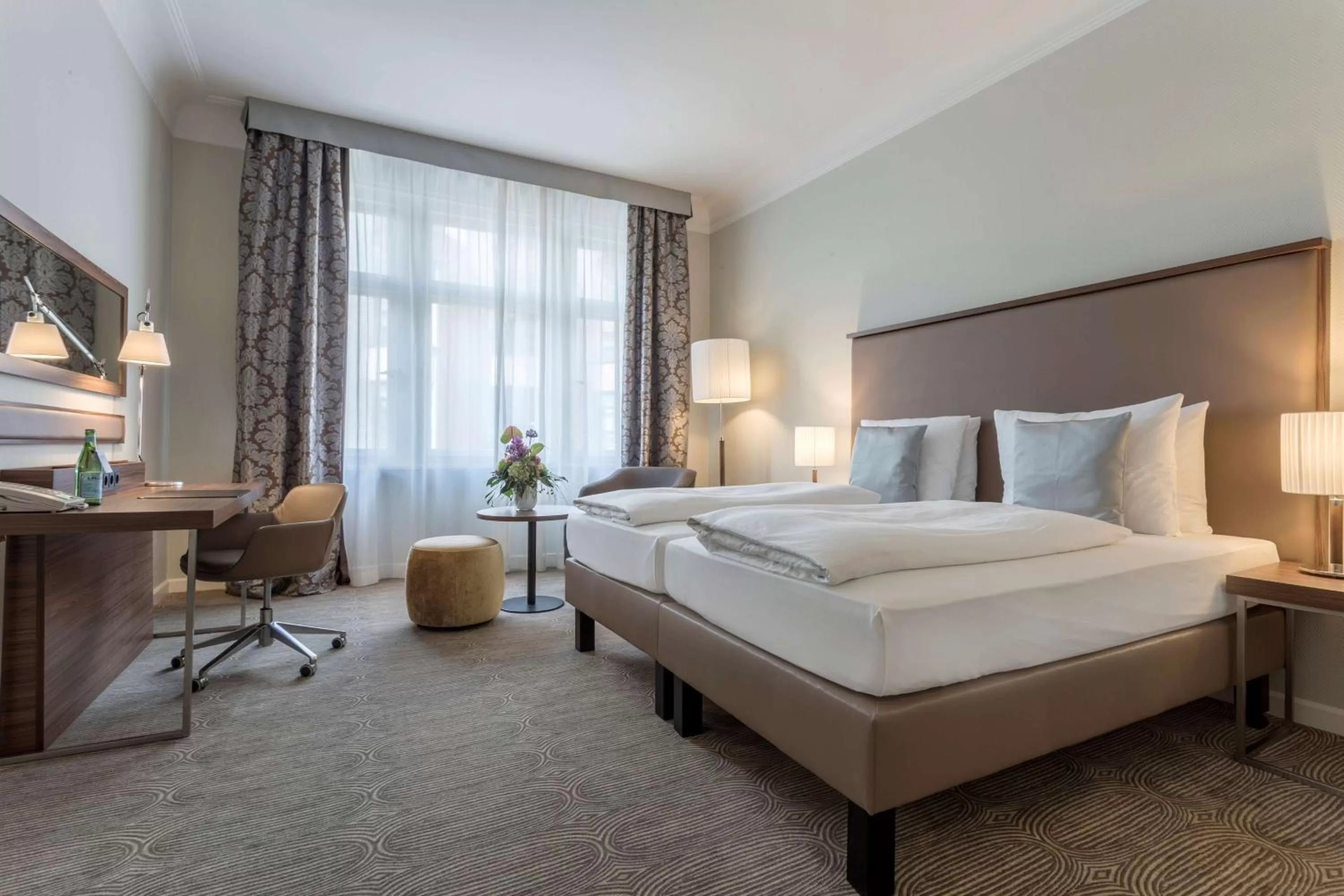 Photo of the whole room, Bed in Radisson Blu Hotel Schwarzer Bock Wiesbaden