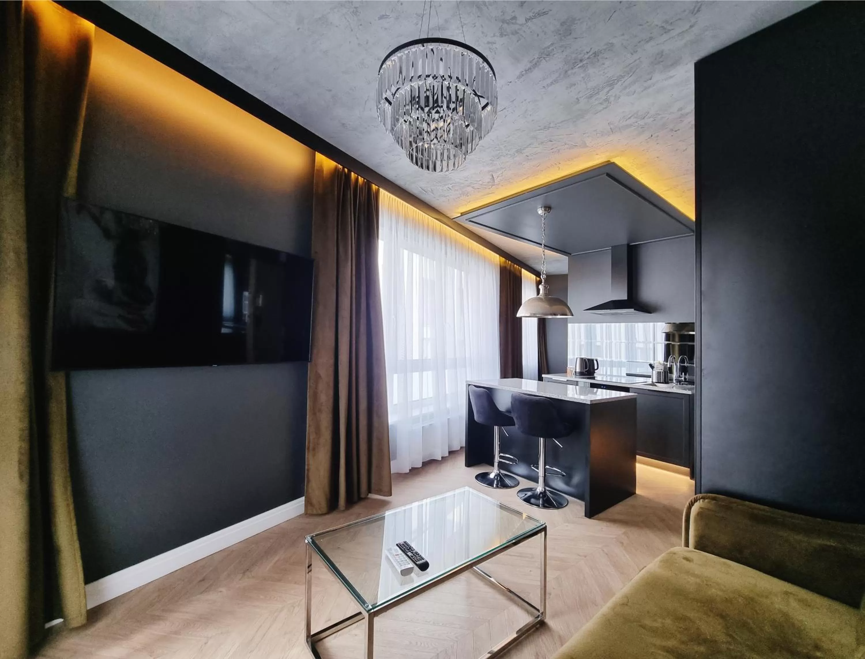 Living room in Silesia Aparthotel