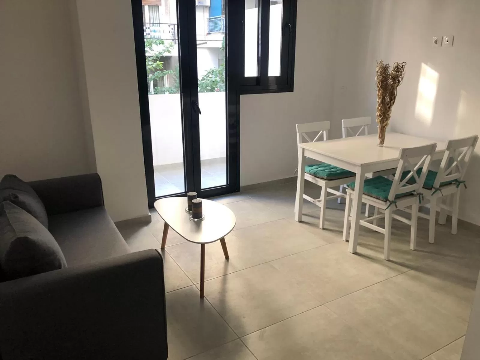 Seating area in Evita's Luxury Apartments